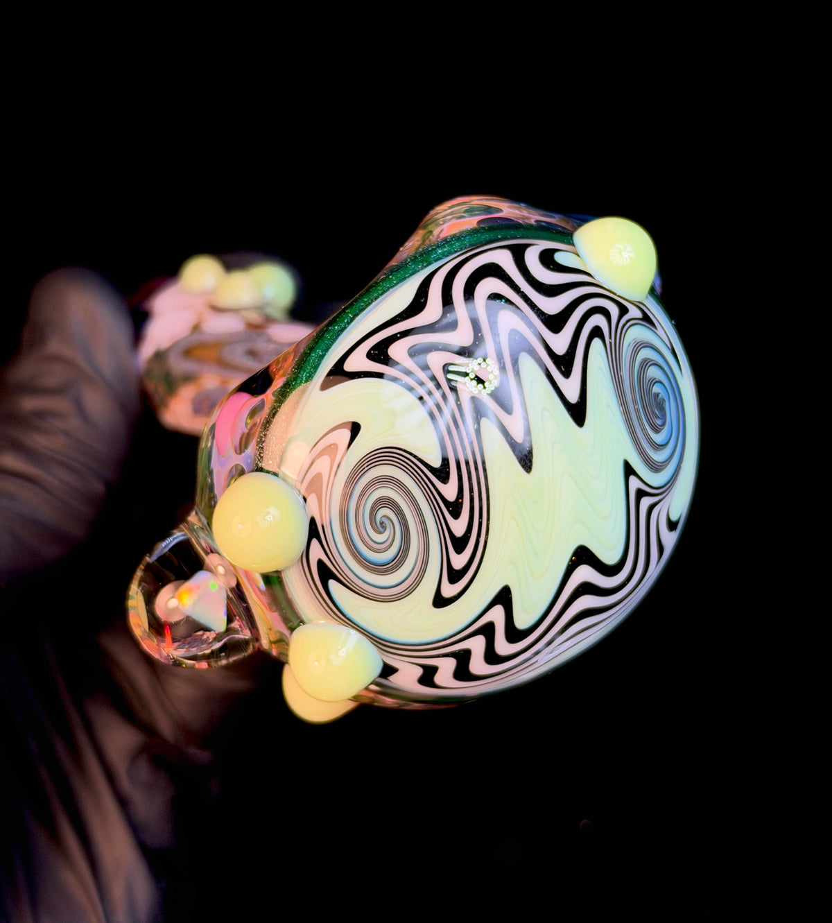 Premo wigwag Color Changing Opal Spoon