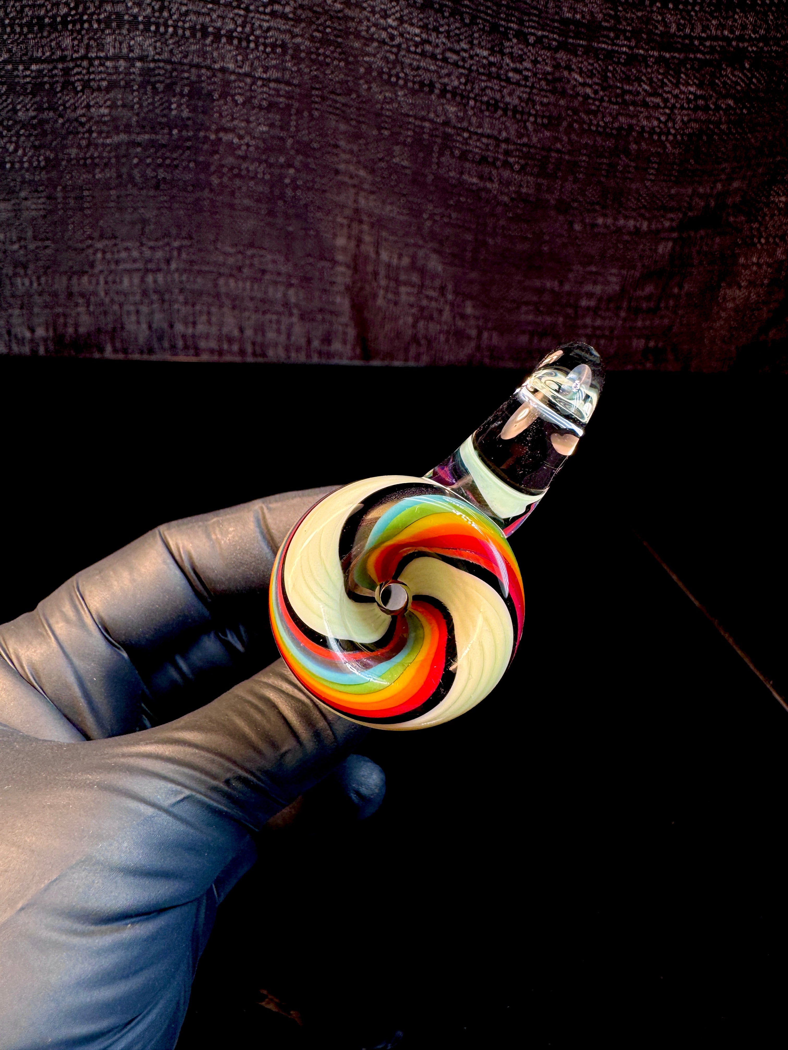 14mm slyme rainbow handle bowl
