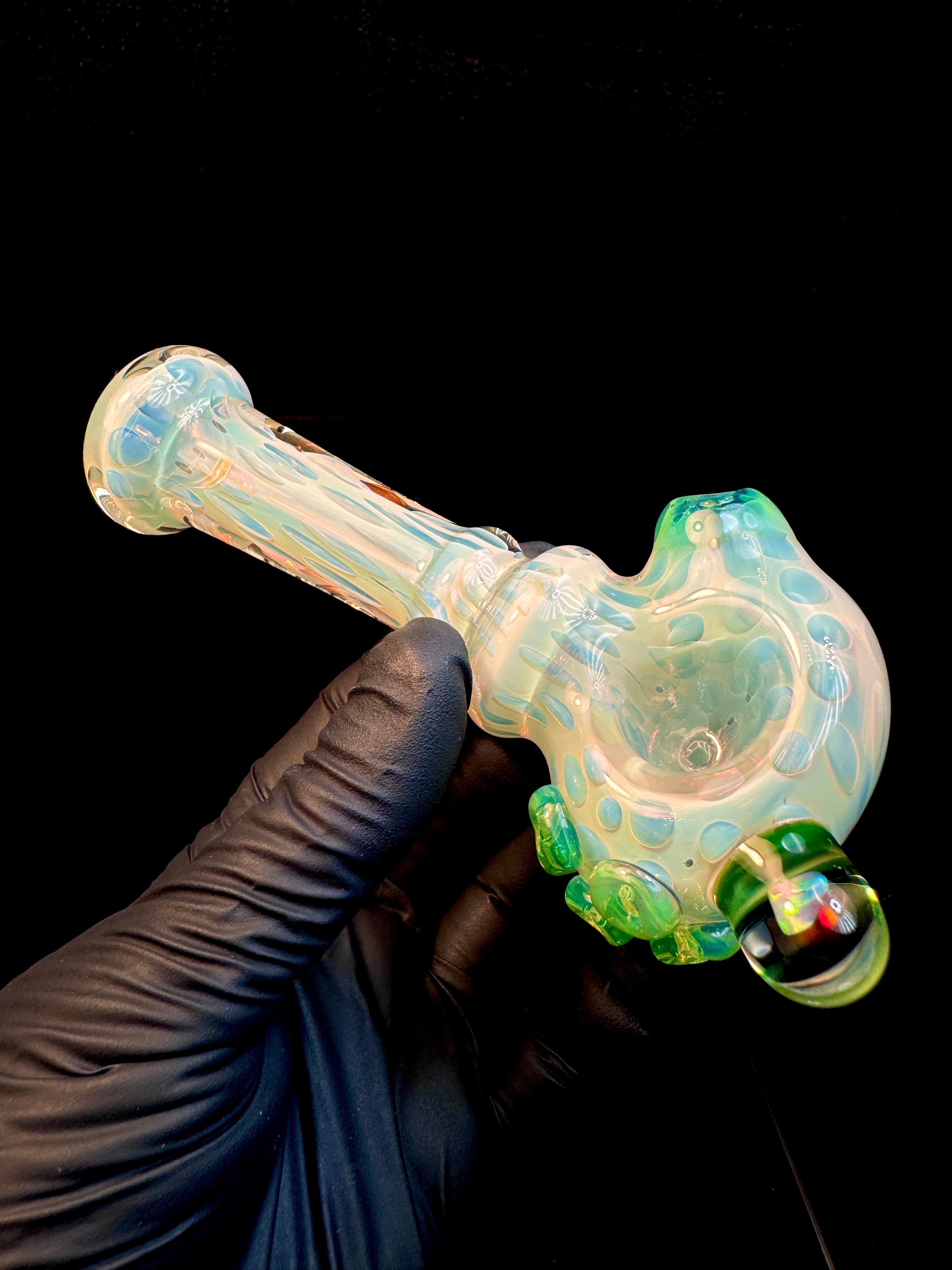 Silver Fume opal spoon x Dense slyme