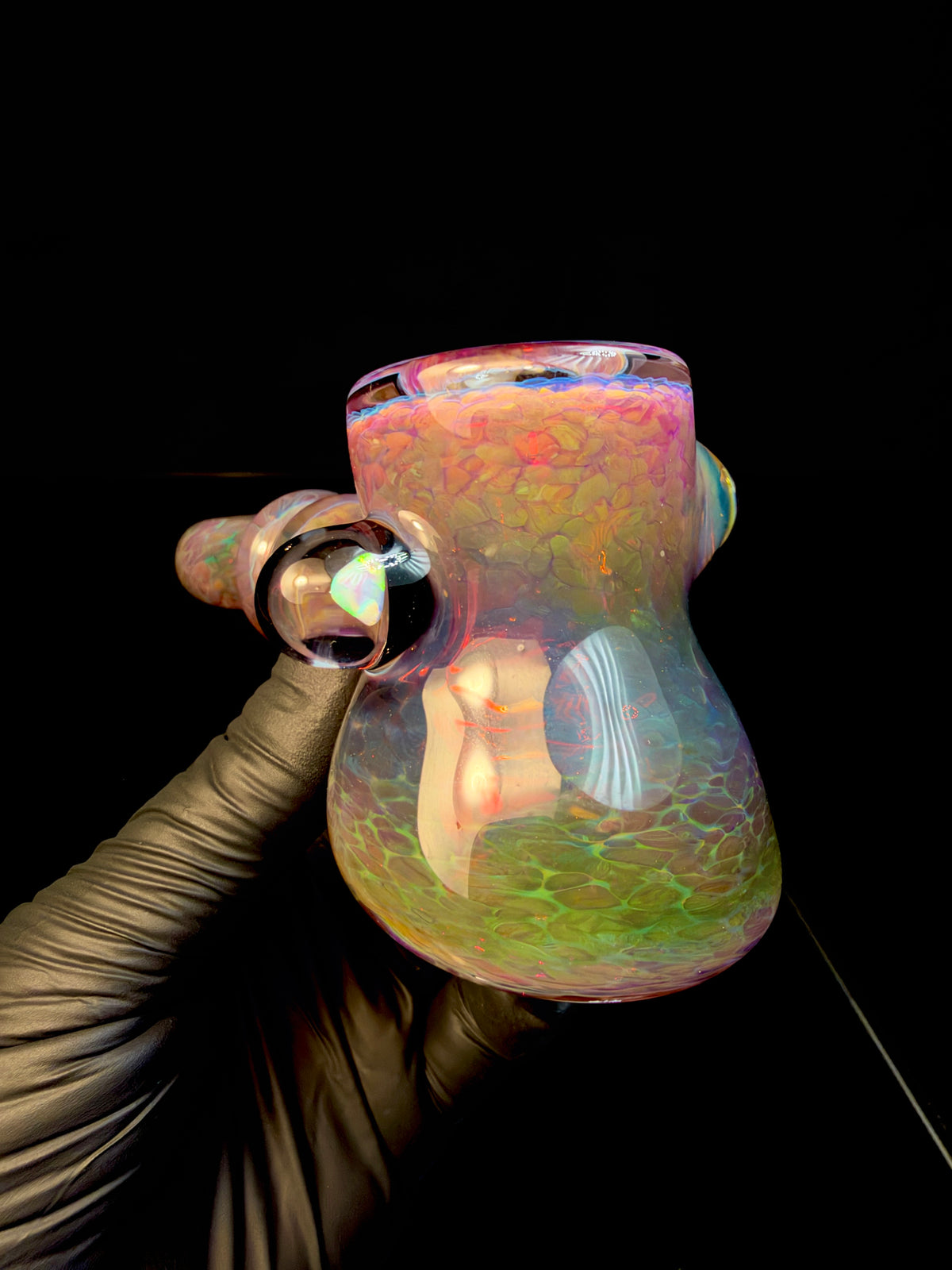 Burnt amber opal hammer