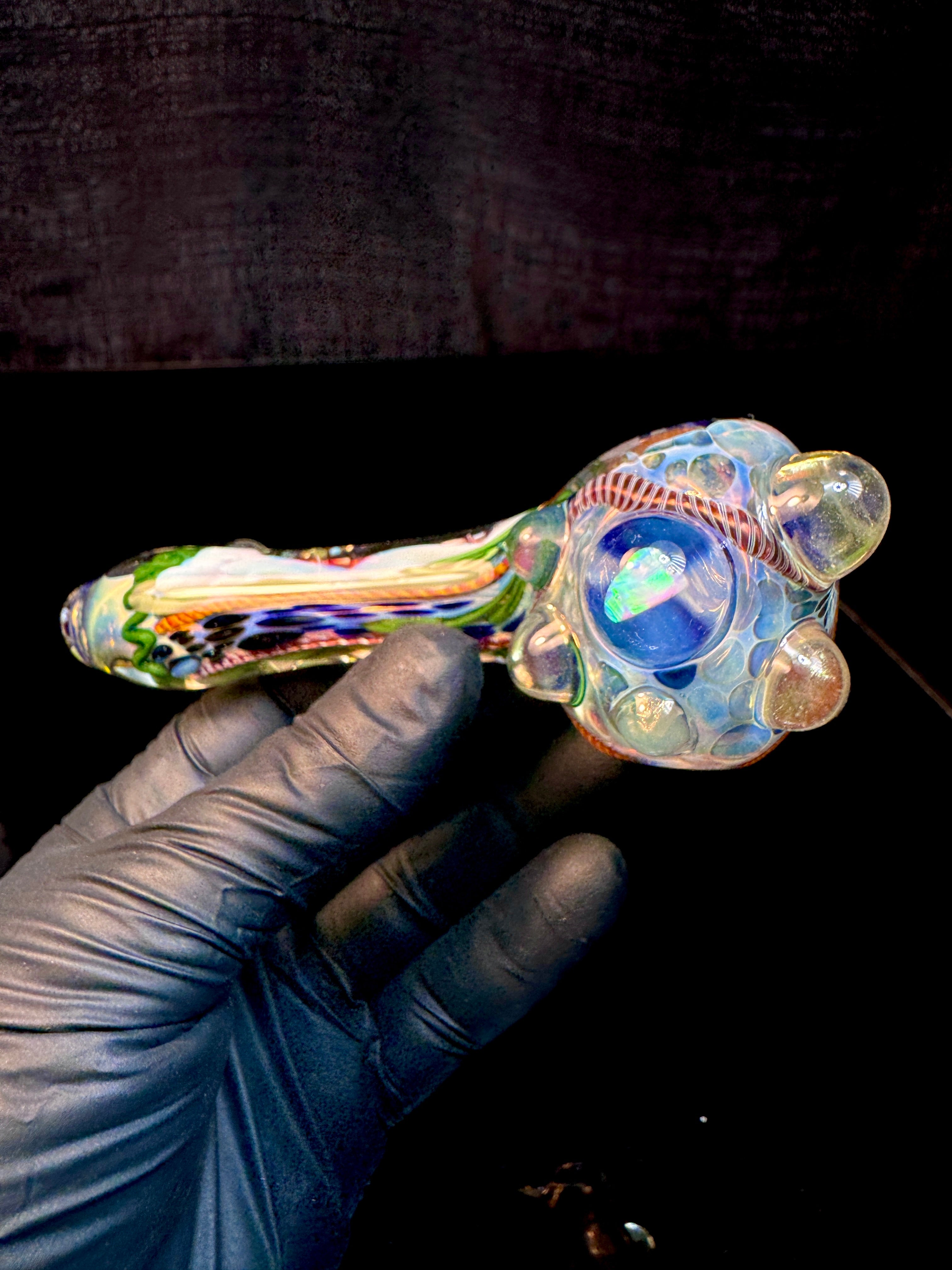 Silver fume x secret white Premo Fume Cane Spoon