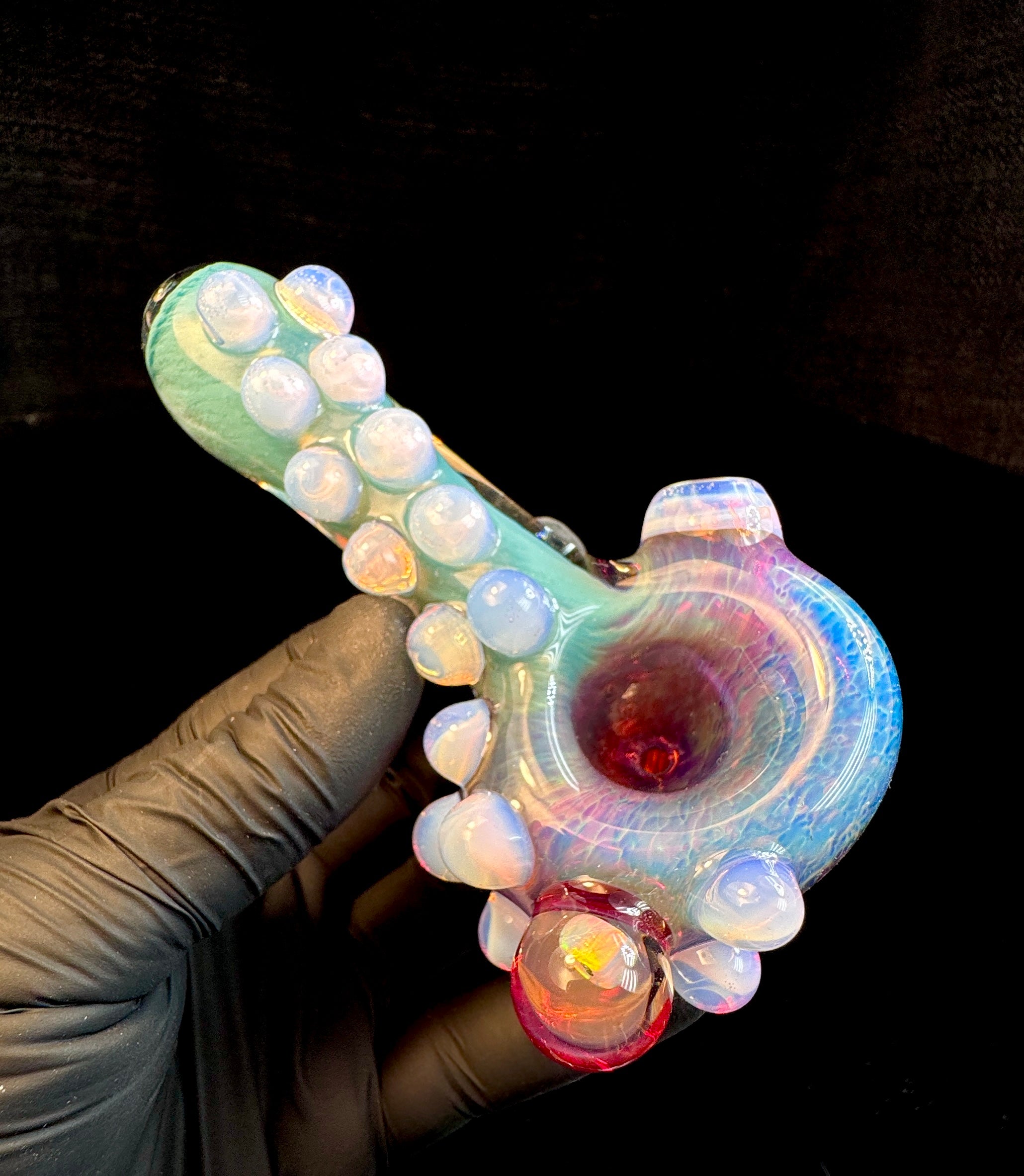 Amber purple x Aqua Opal pipe