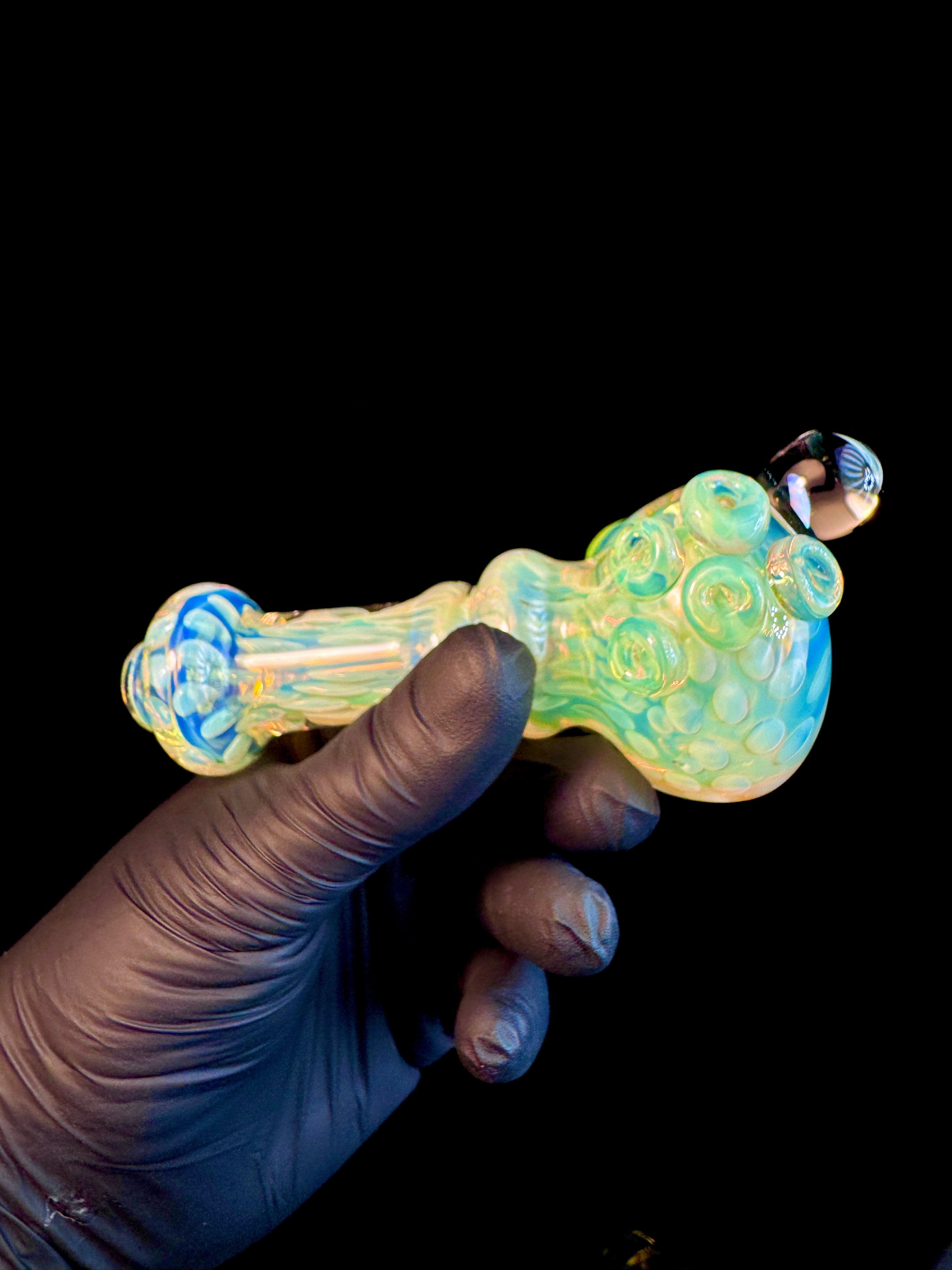 Silver fume x Slyme opal spoon