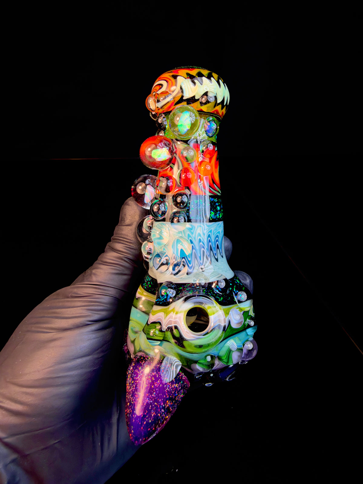 Kitty wigwag Opal pipe