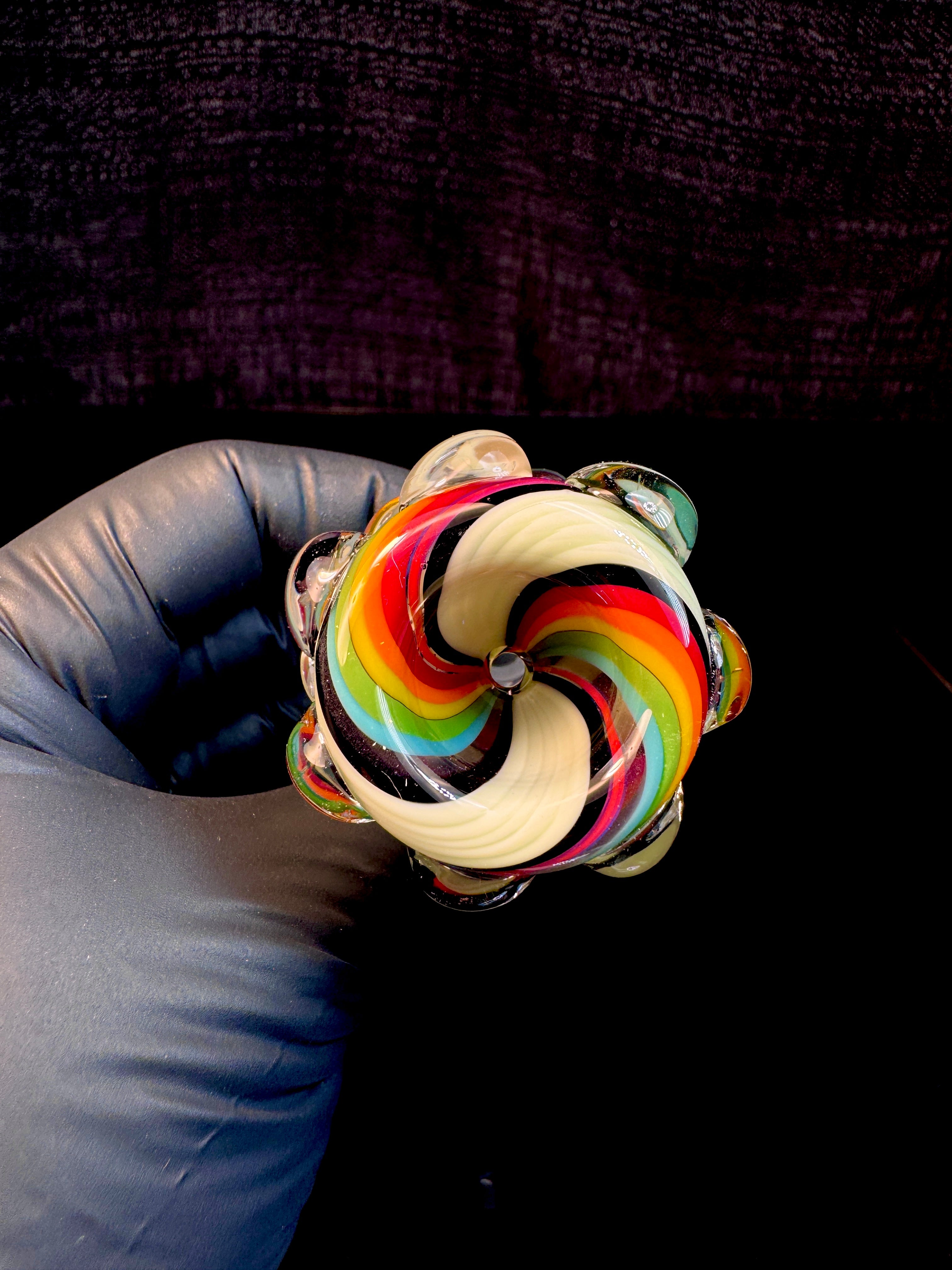 14mm slyme rainbow dot bowl