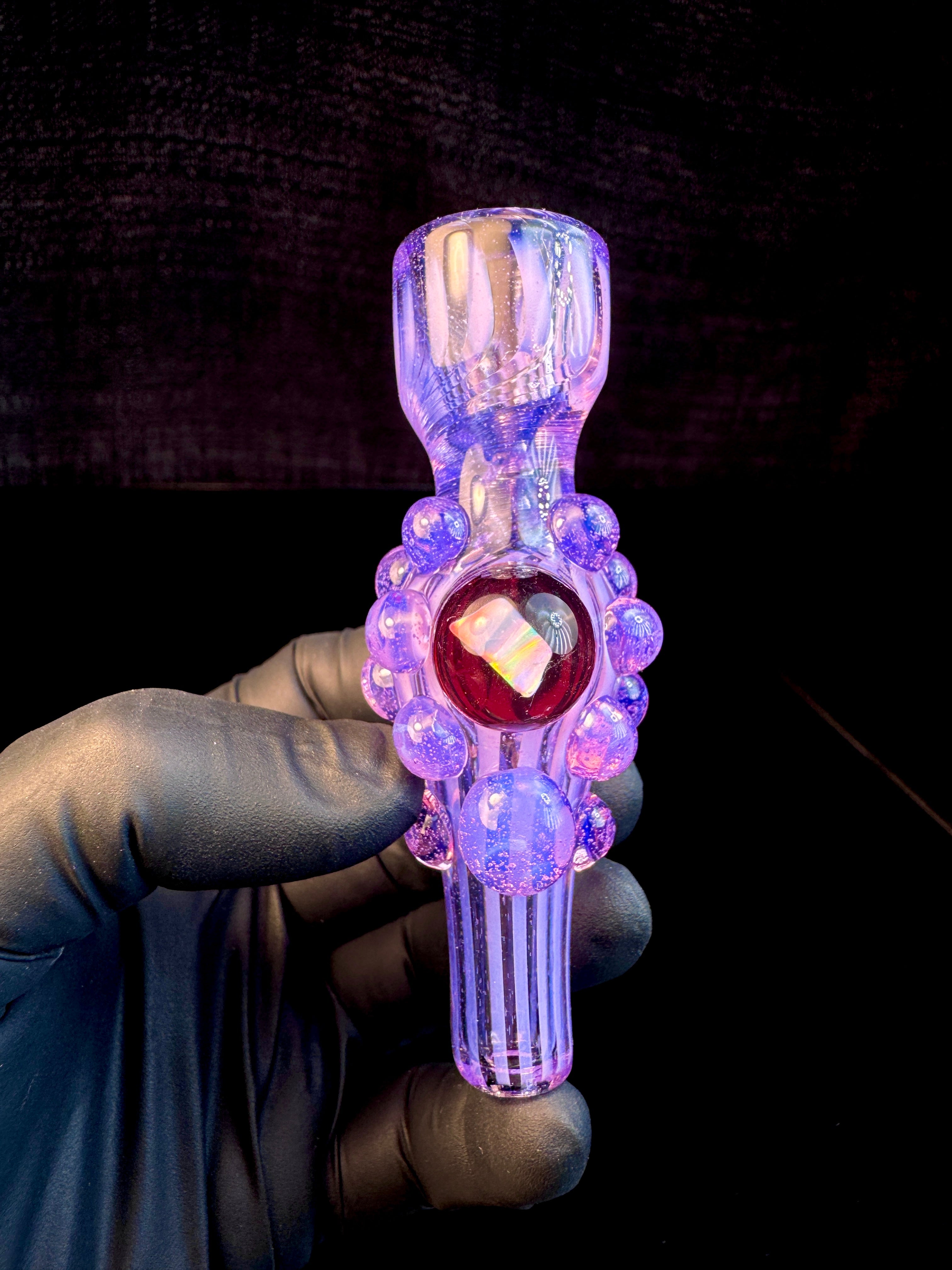 Pink slyme pinstripss opal chillum