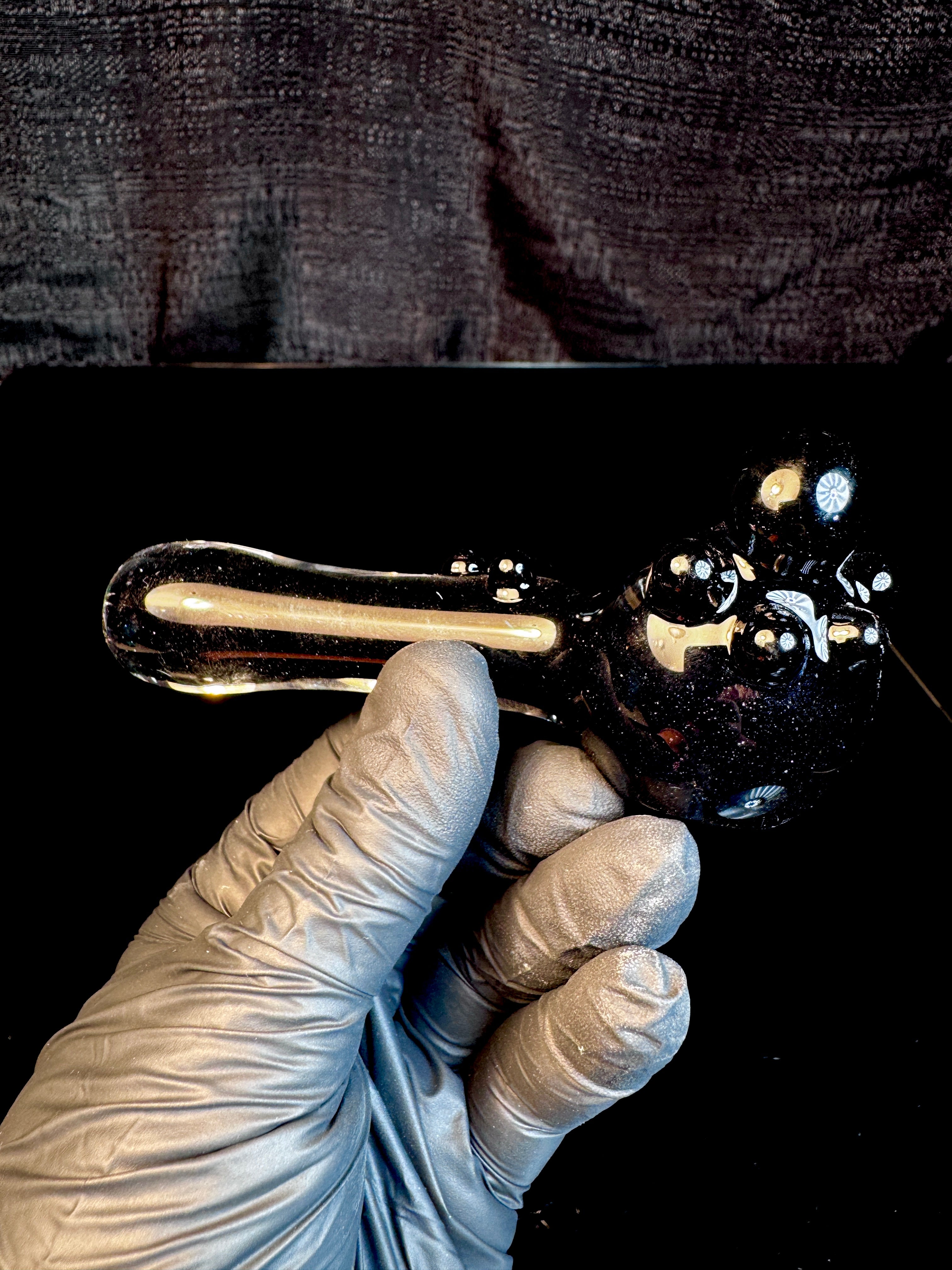 Galaxy Black x Jet black premium dot pipe