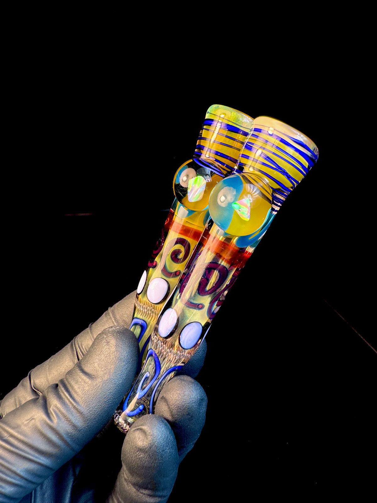 Gold fumed inside out bat