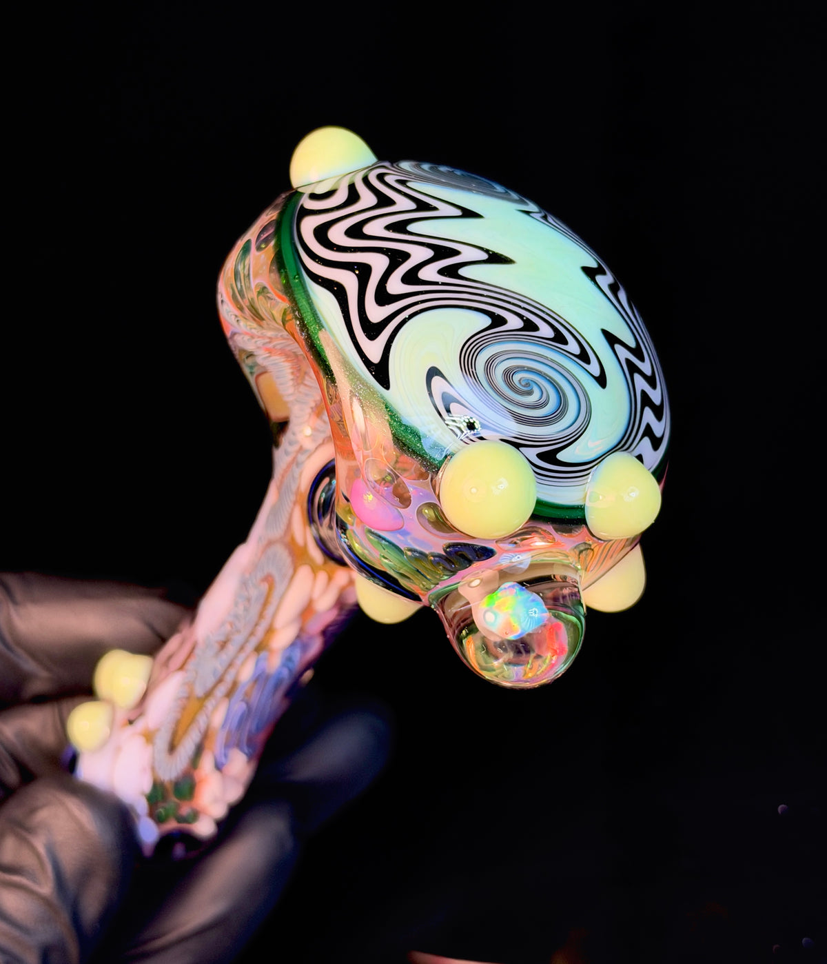 Premo wigwag Color Changing Opal Spoon