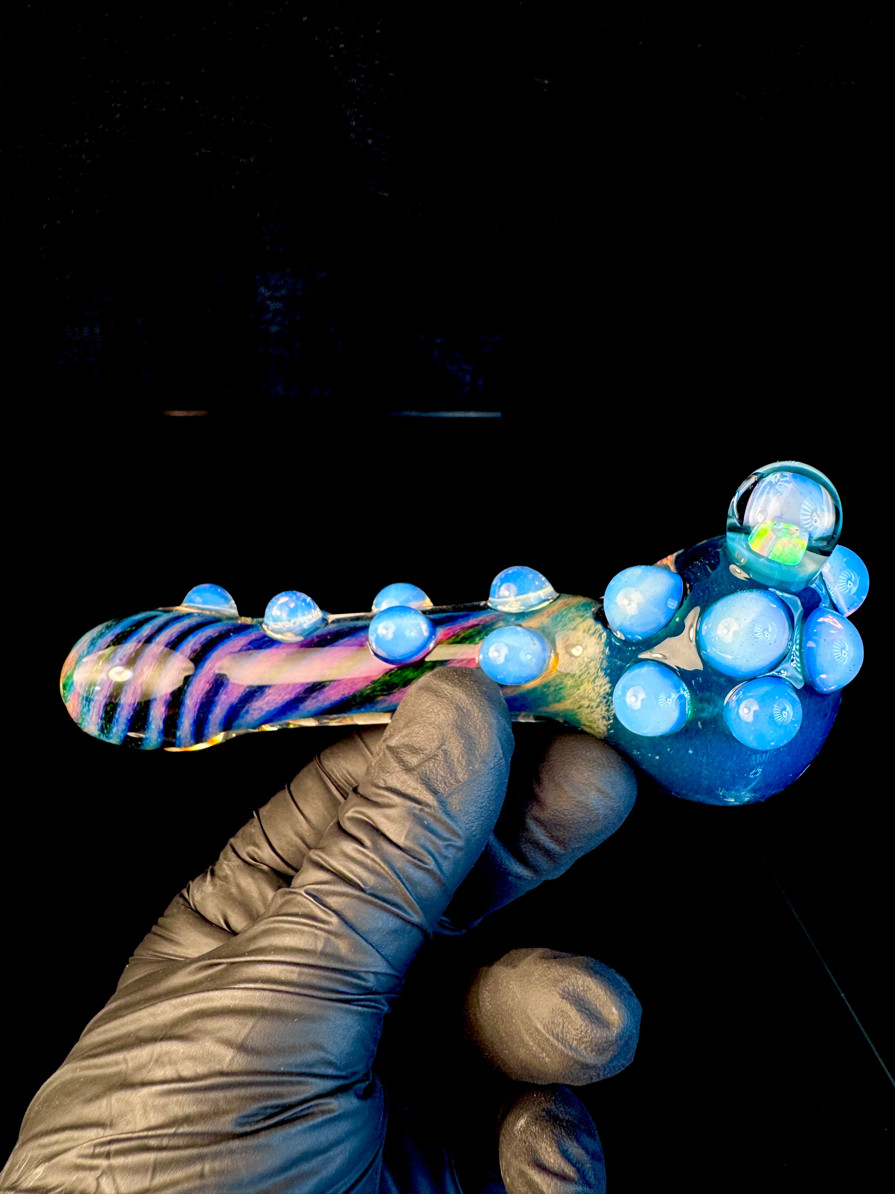 Blue green x ap striped opal pipe