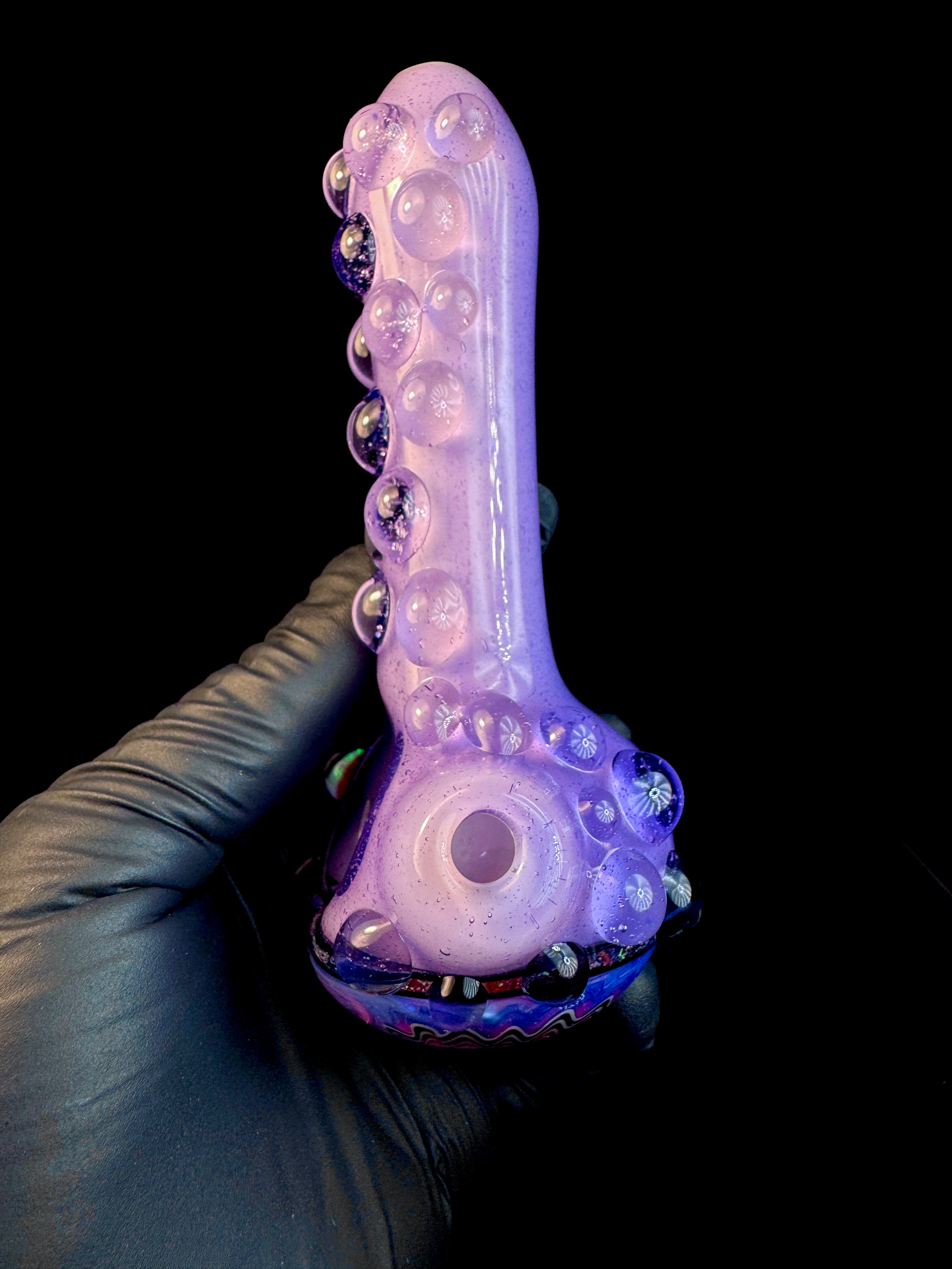 Purple Prince Wigwag Opal Spoon
