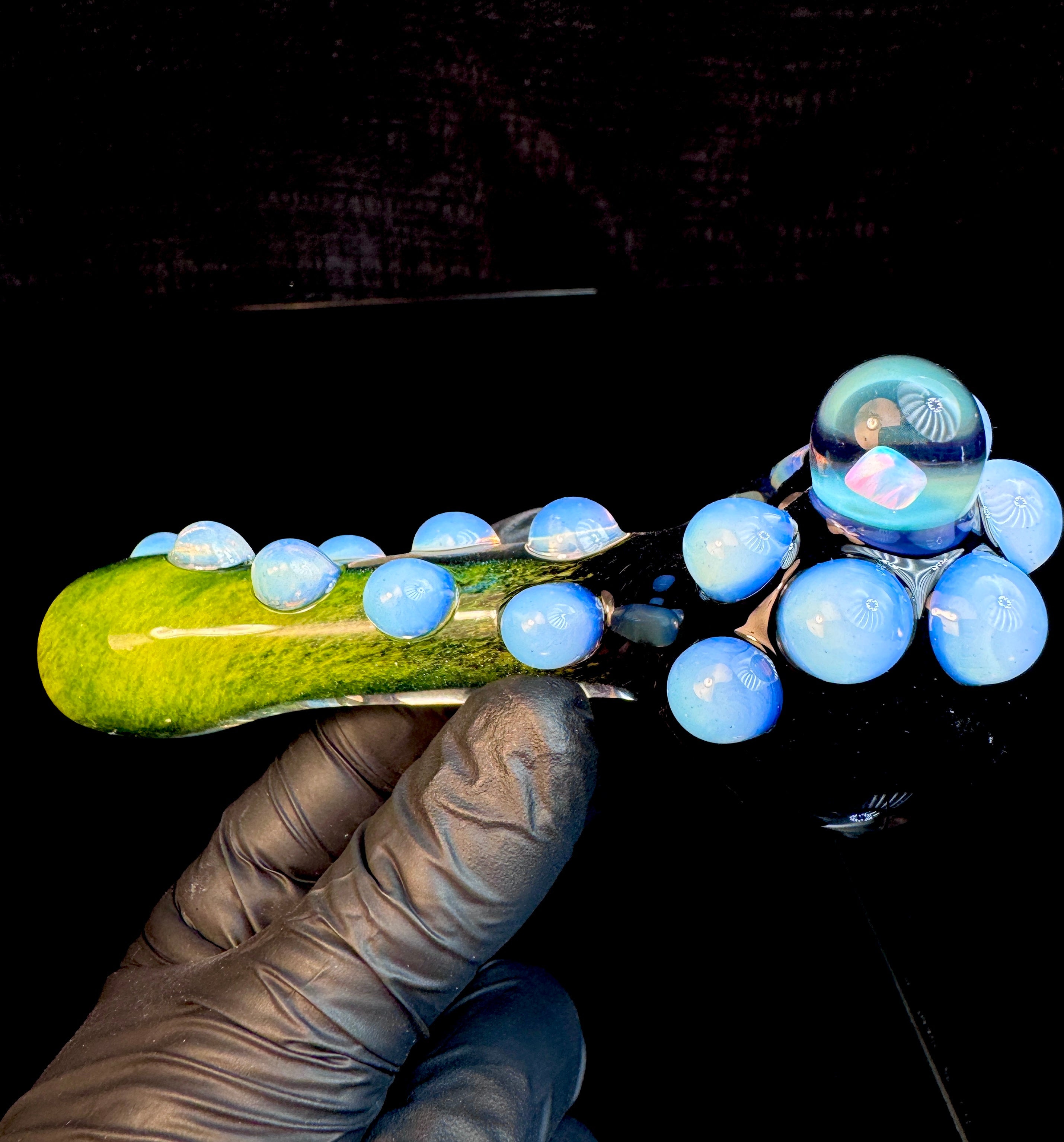 Jet black x dandelion opal pipe (Prime)