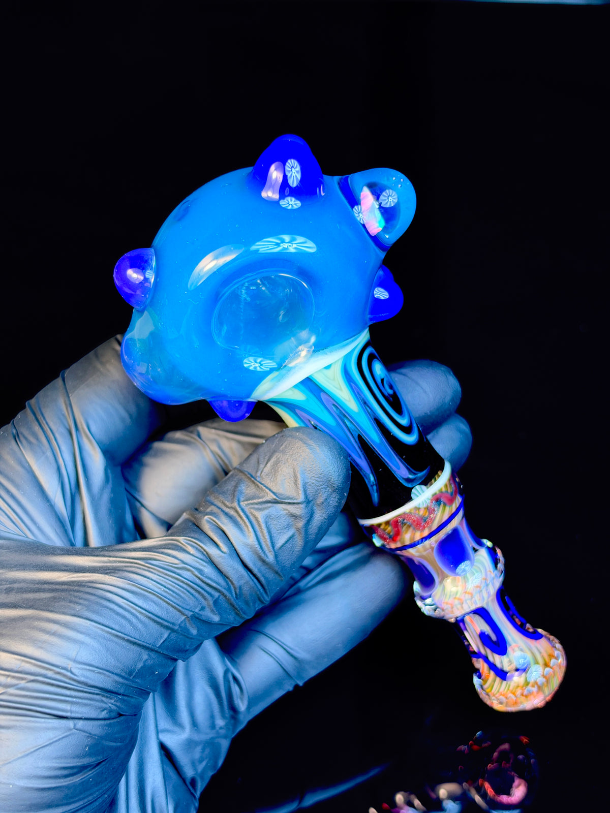 Trans Blue Cheese Wigwag Spoon