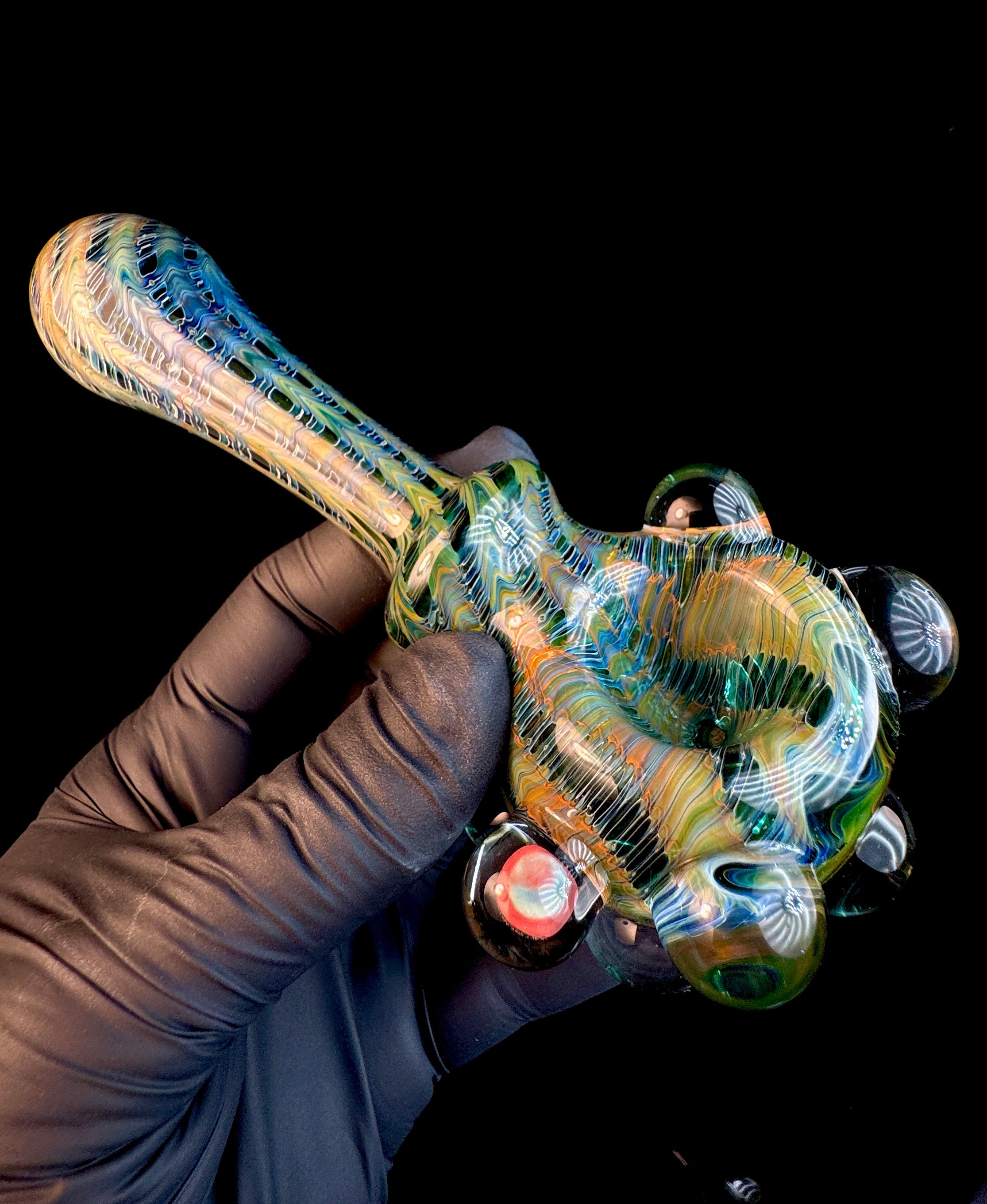 Wrap and rake mushroom pipe