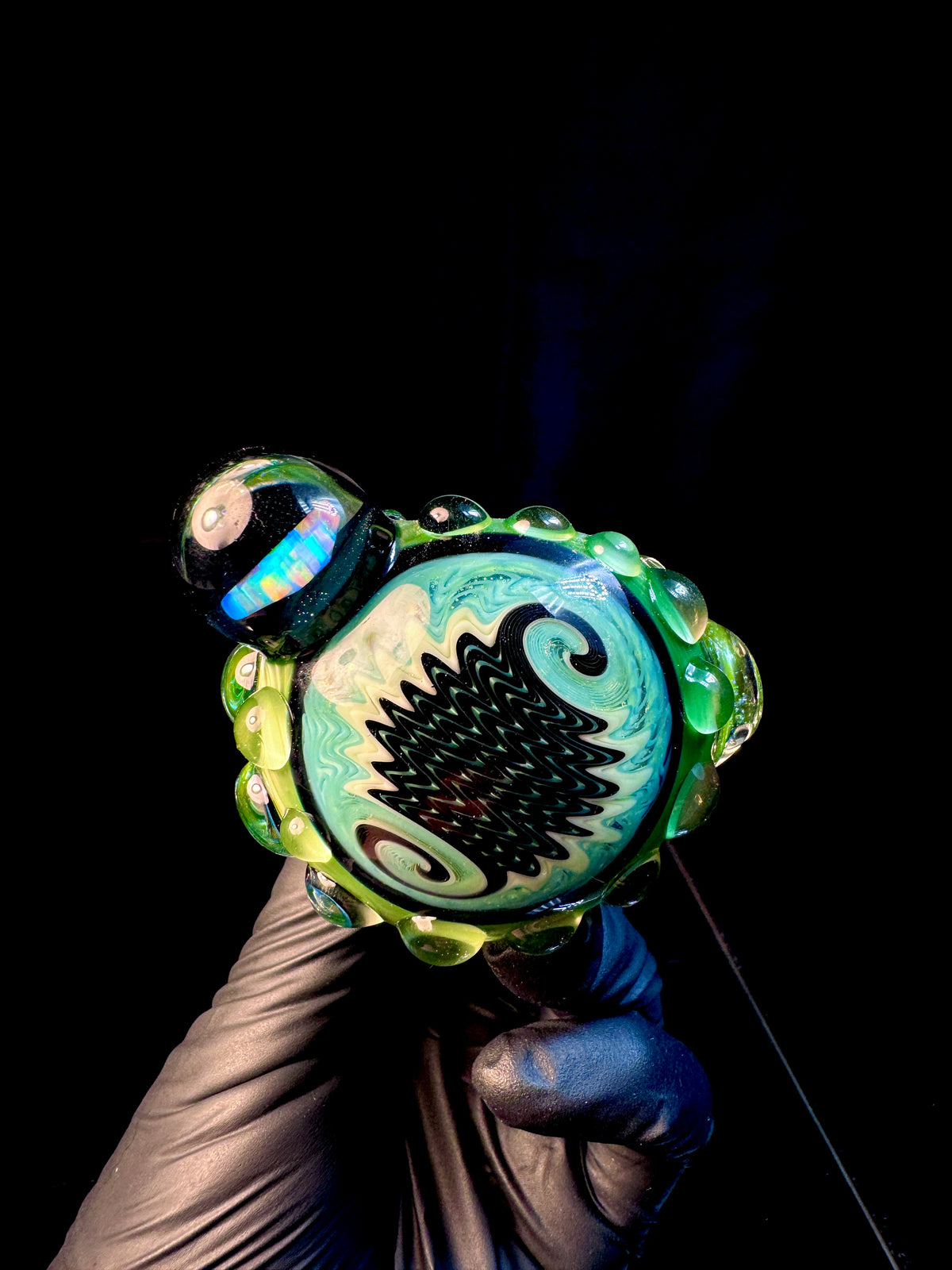 Wigwag opal pipe