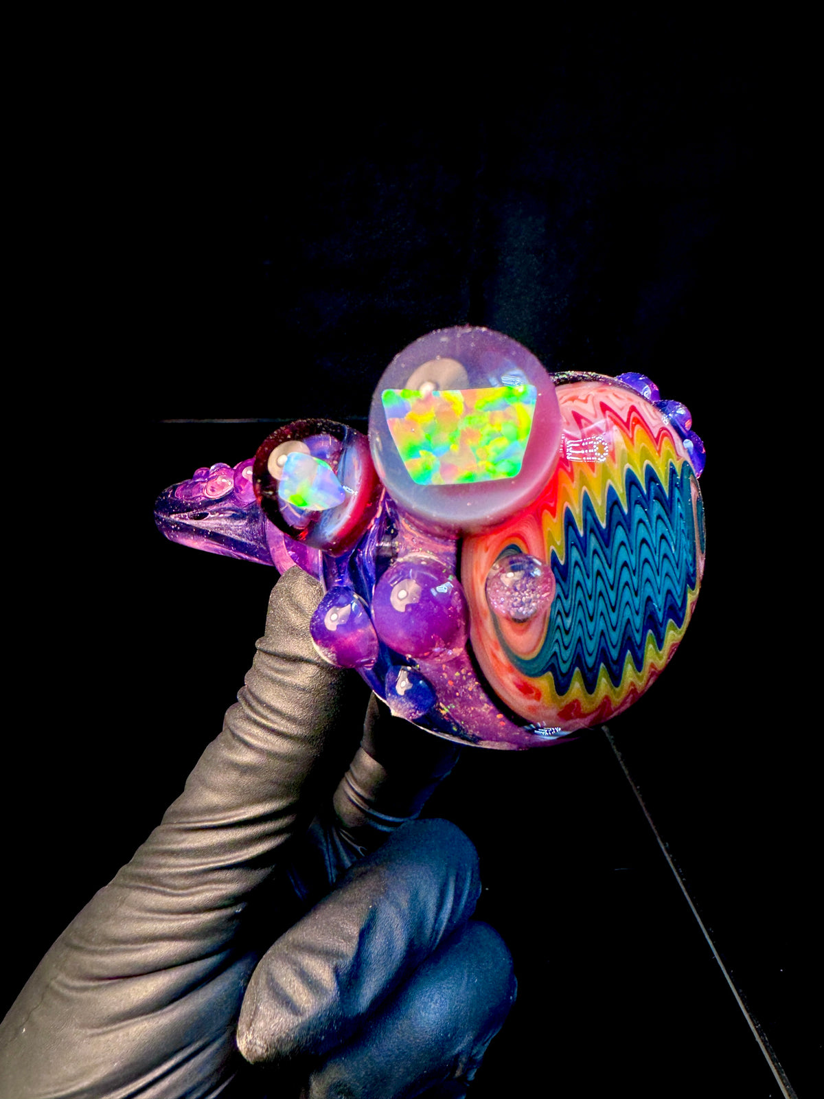 Wigwag opal pipe