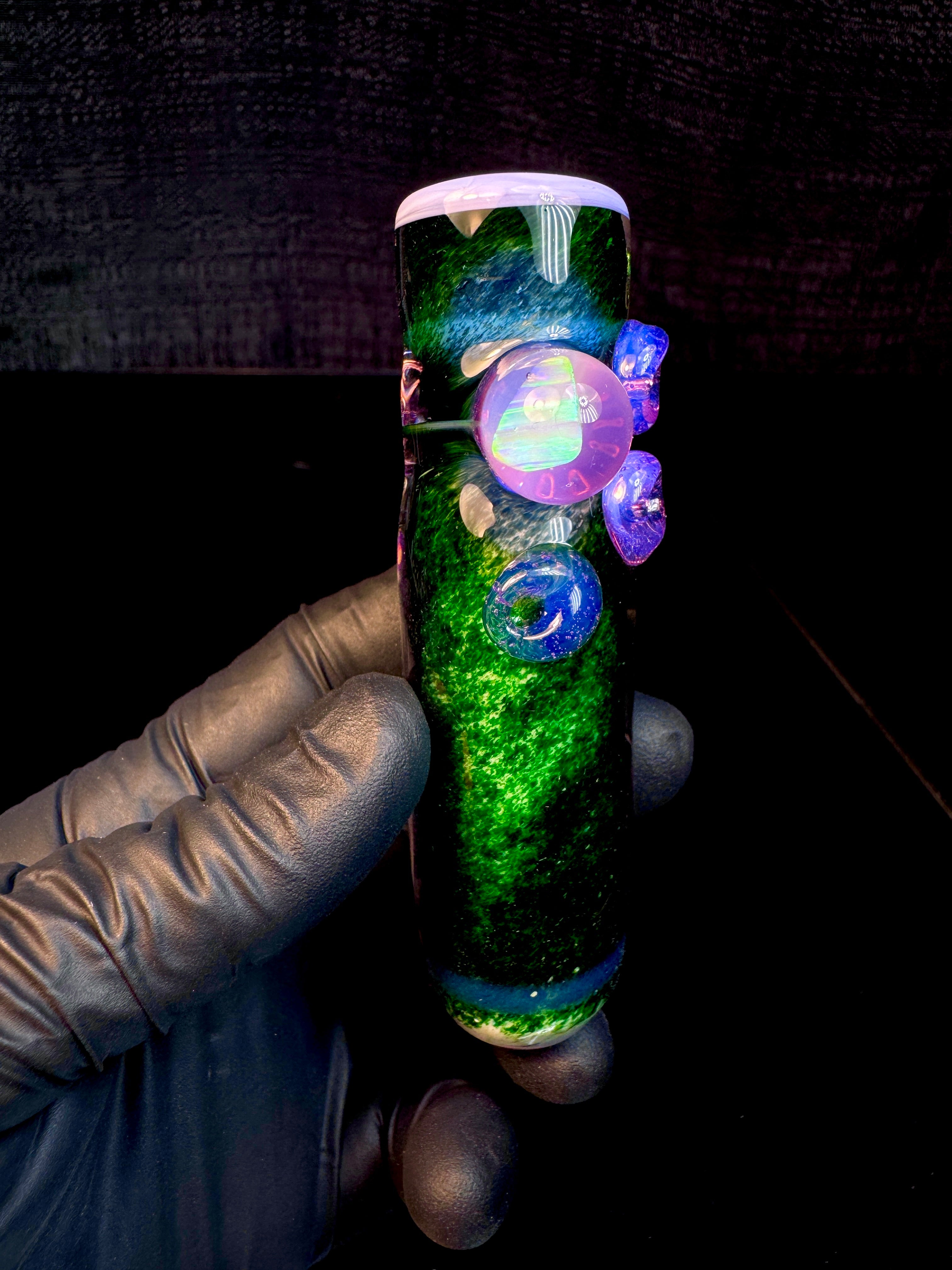 Exp x Milky purple opal brickhouse chillum