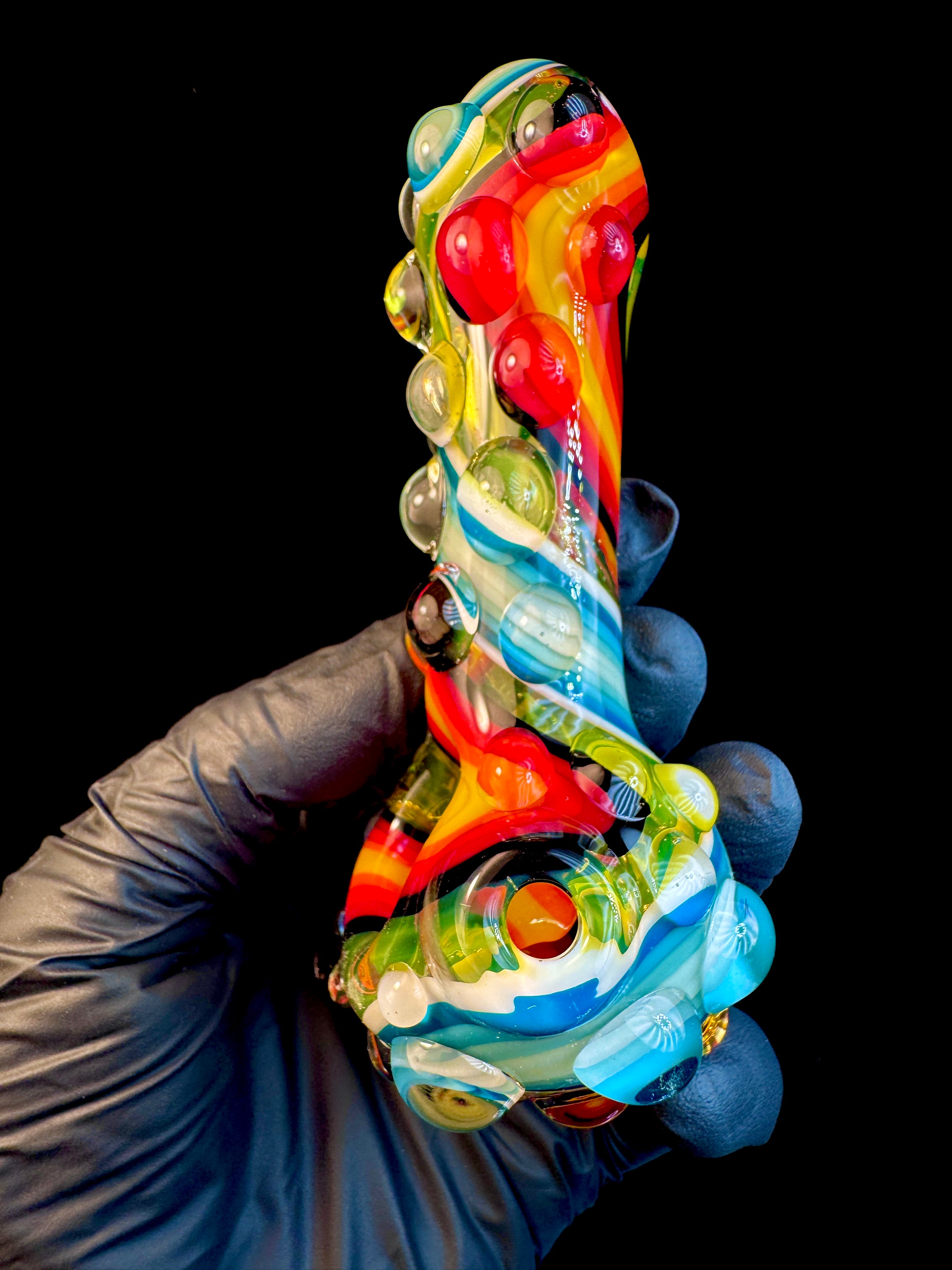 Fire and Ice opal pipe