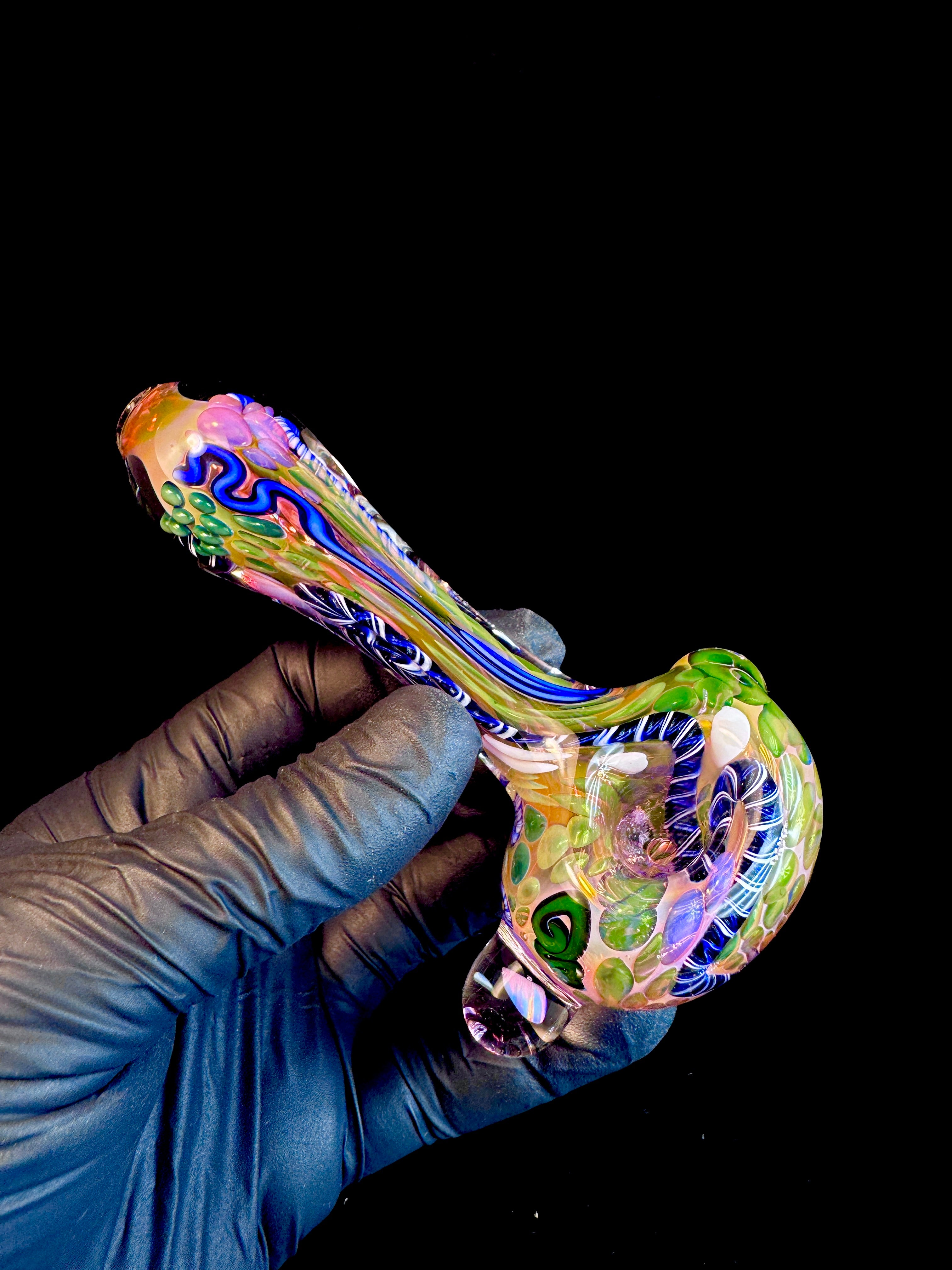 Gold Cane fume opal spoon
