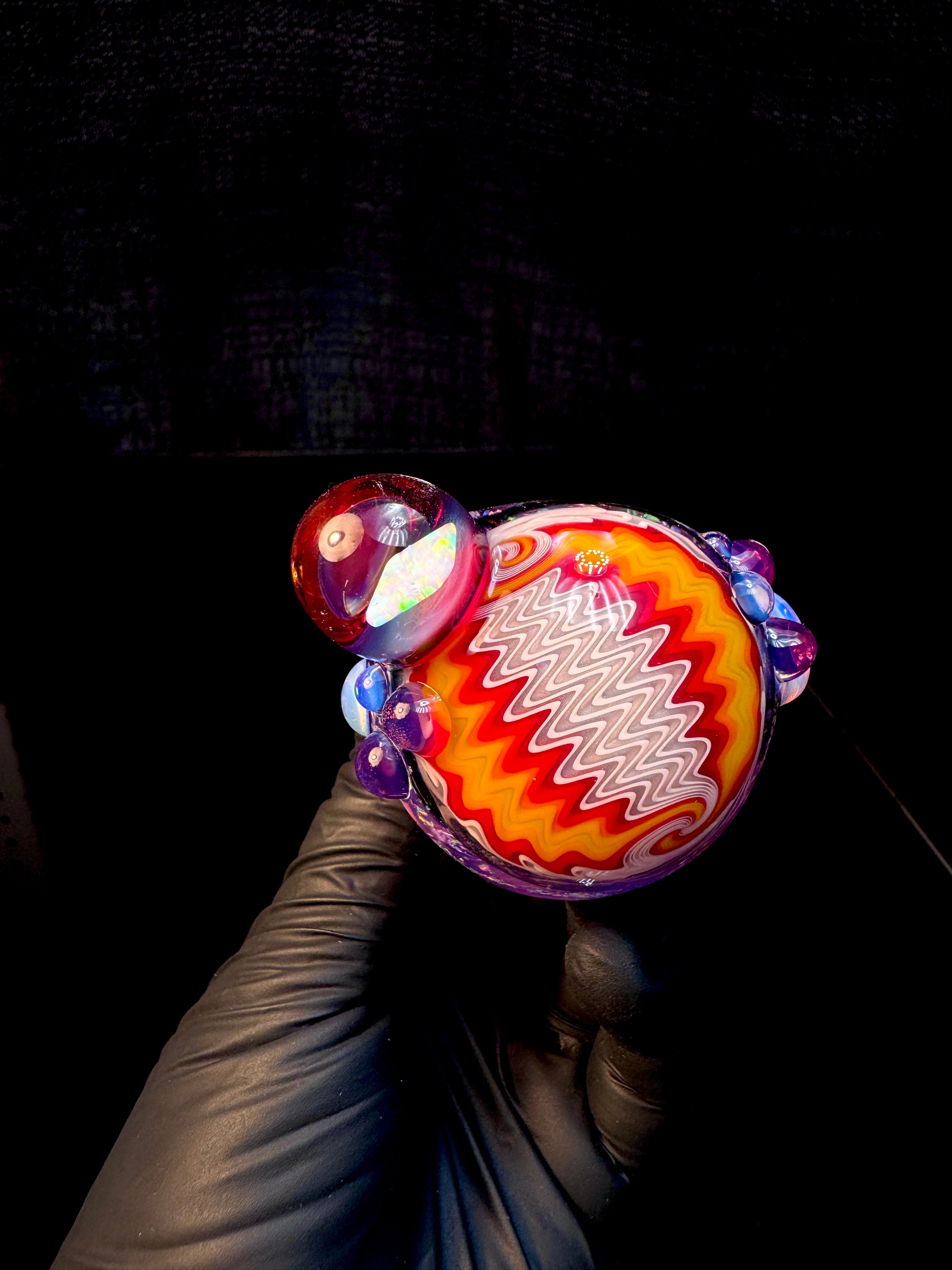 Wigwag opal spoon