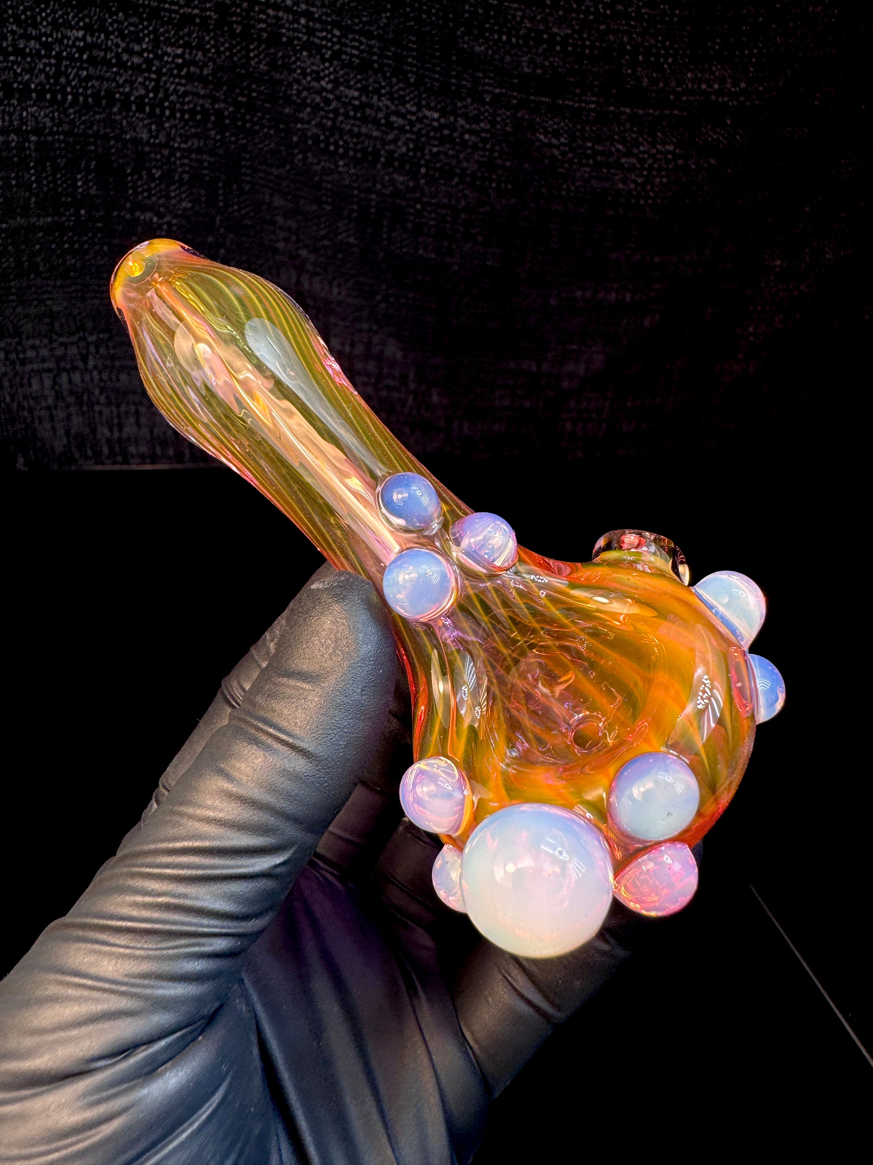 Gold fume x secret white dot spoon