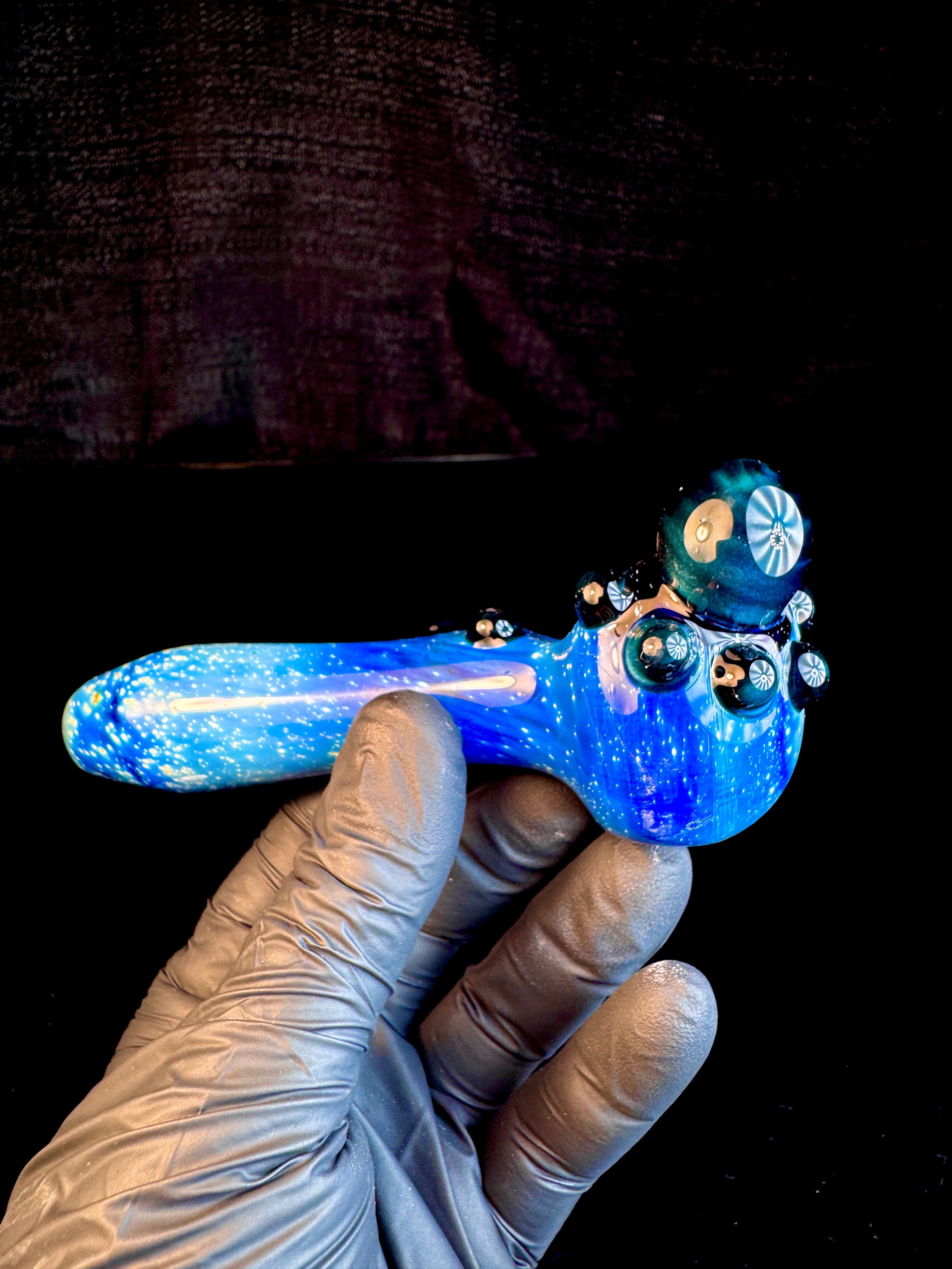 Starry night x deep blue premium dot pipe