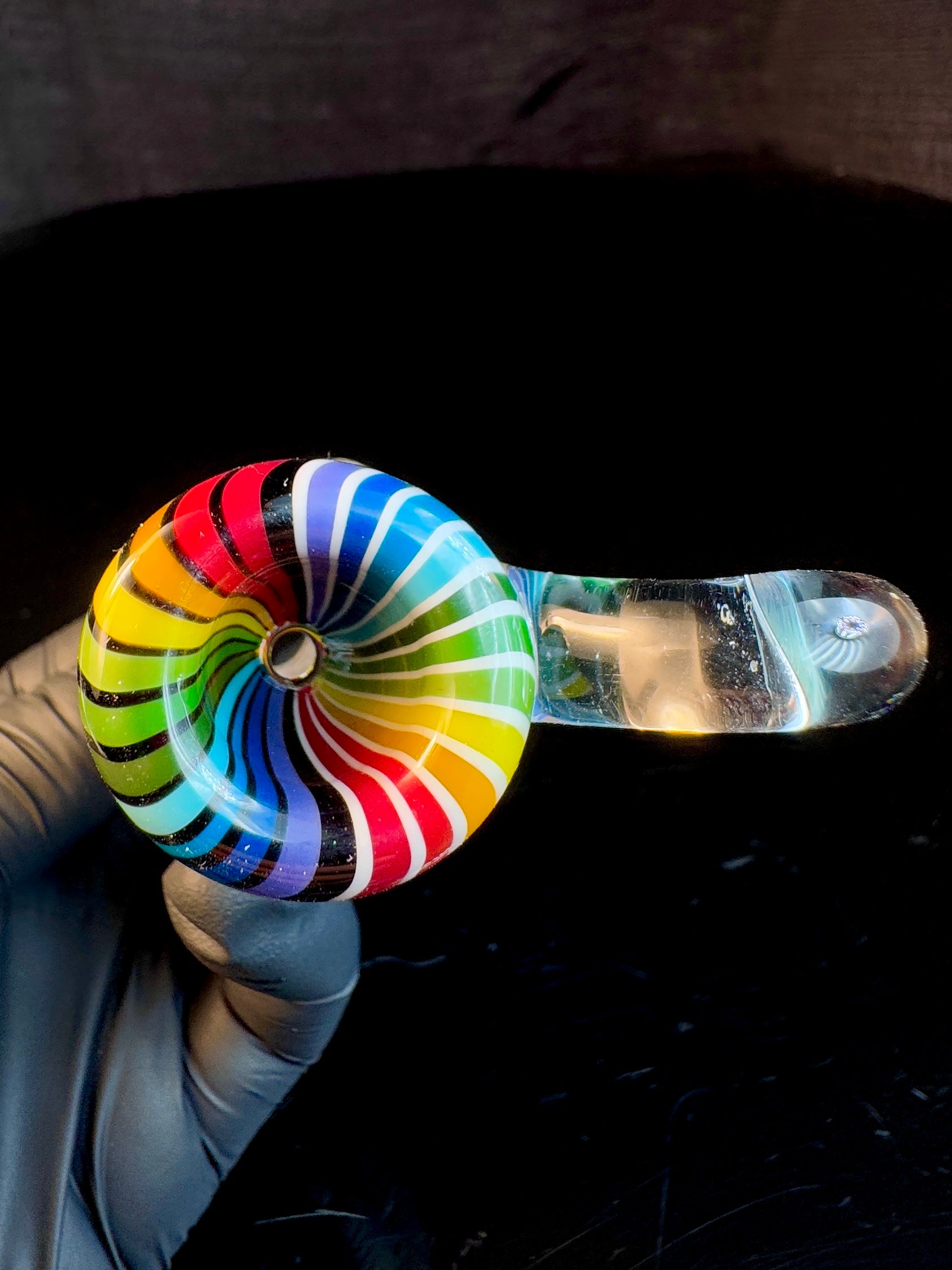 19mm rainbow pinstripes handle bowl