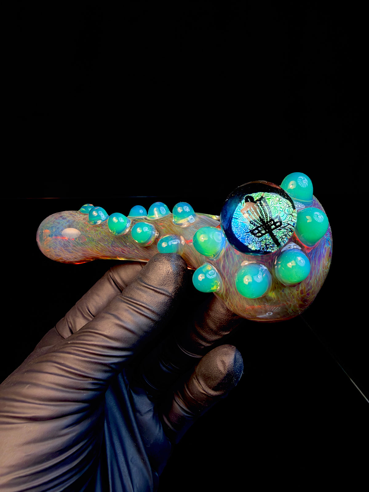 Dichroic disc golf spoon