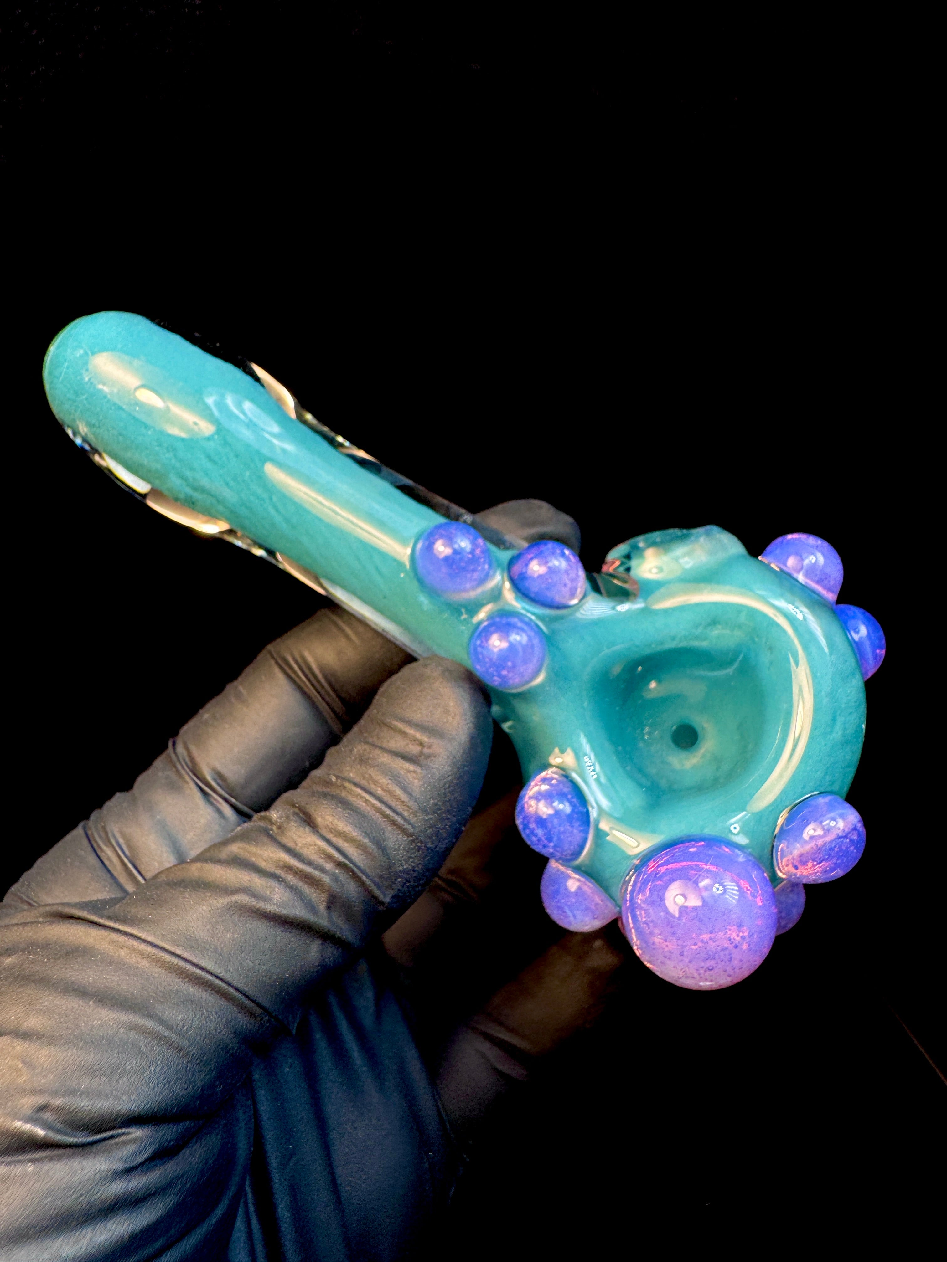 Aqua x pink slyme premium dot spoon