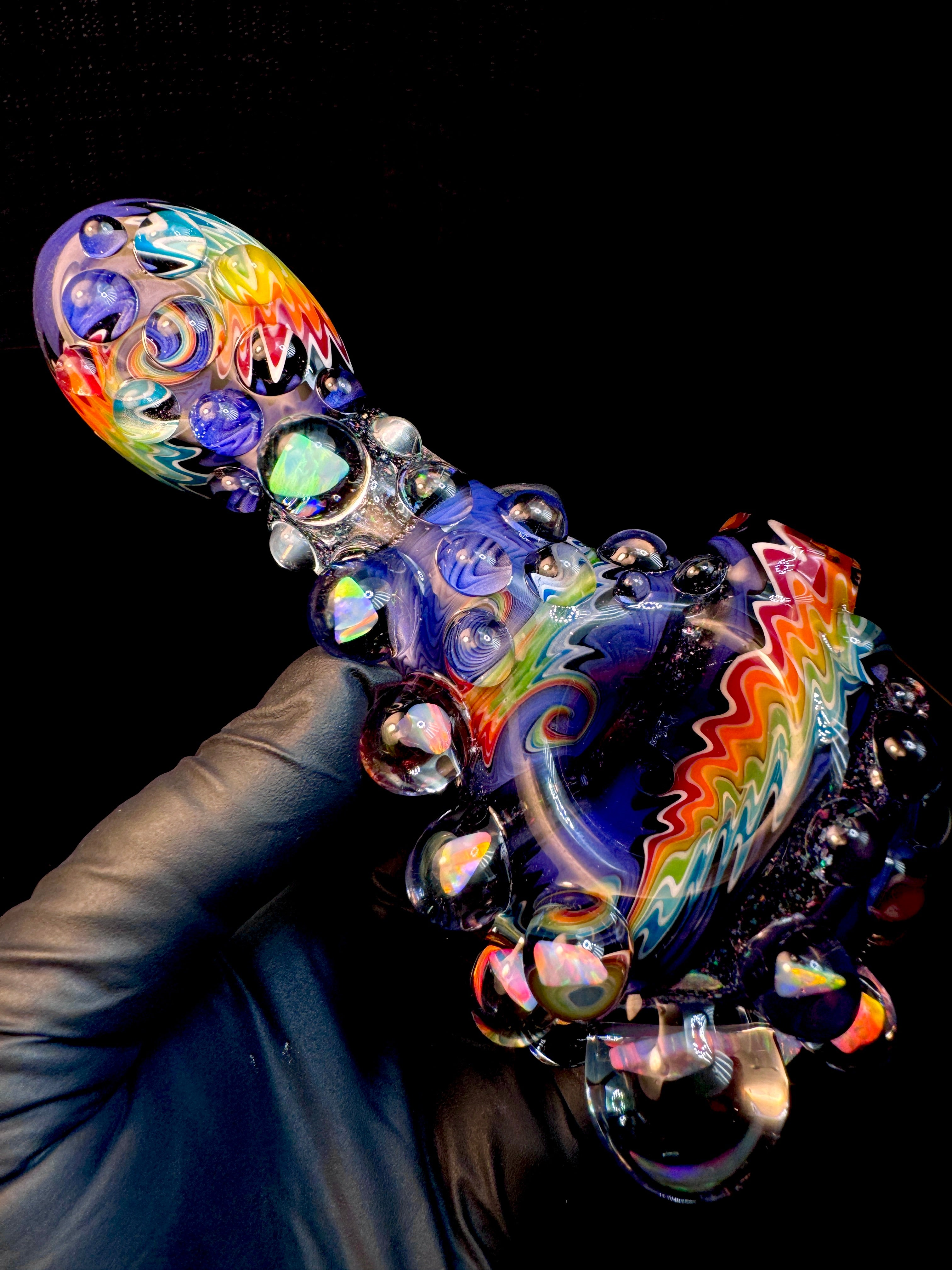 Wigwag opal spoon