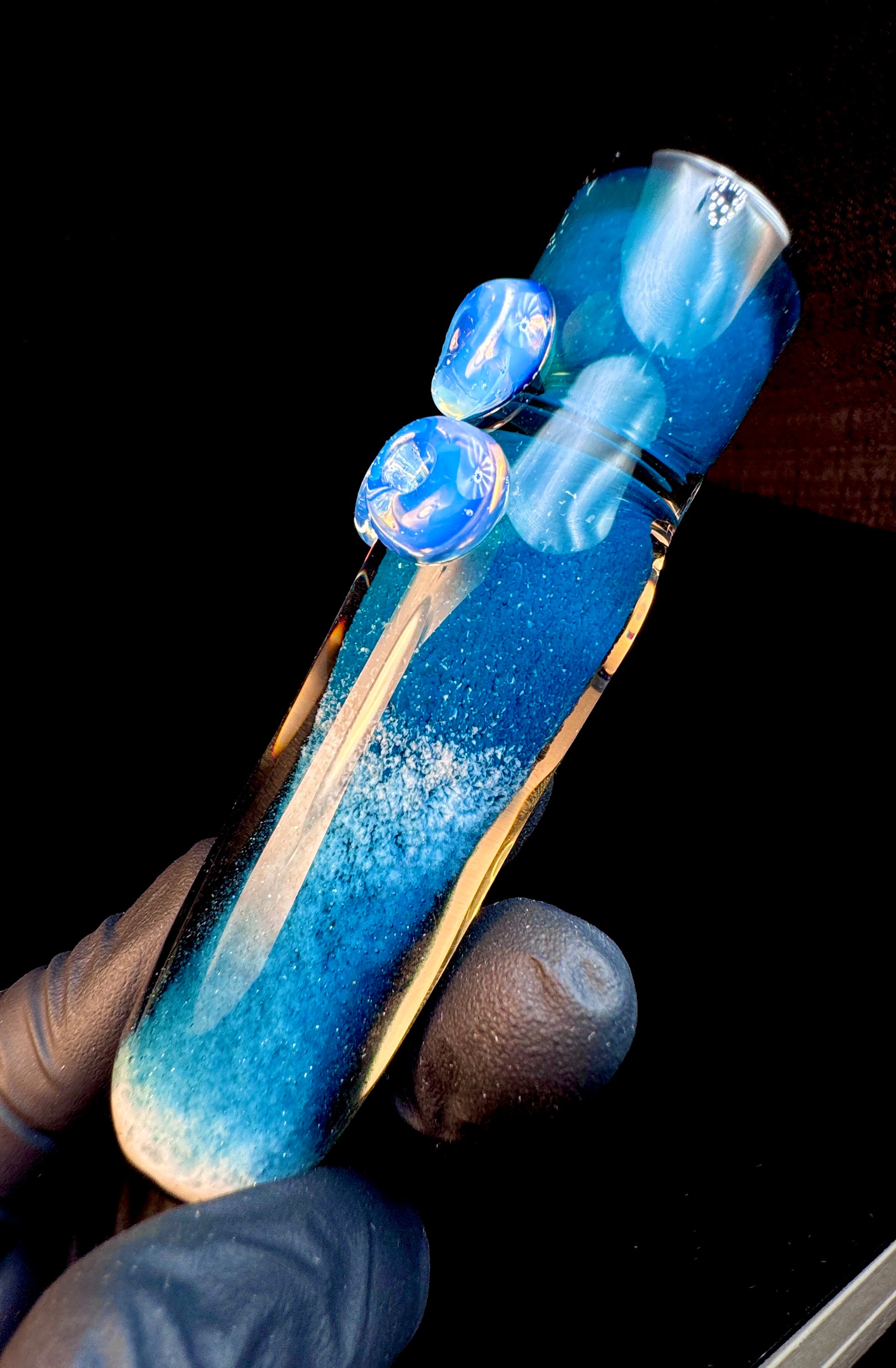 Blue spice x blue stardust Brickhouse opal chillum