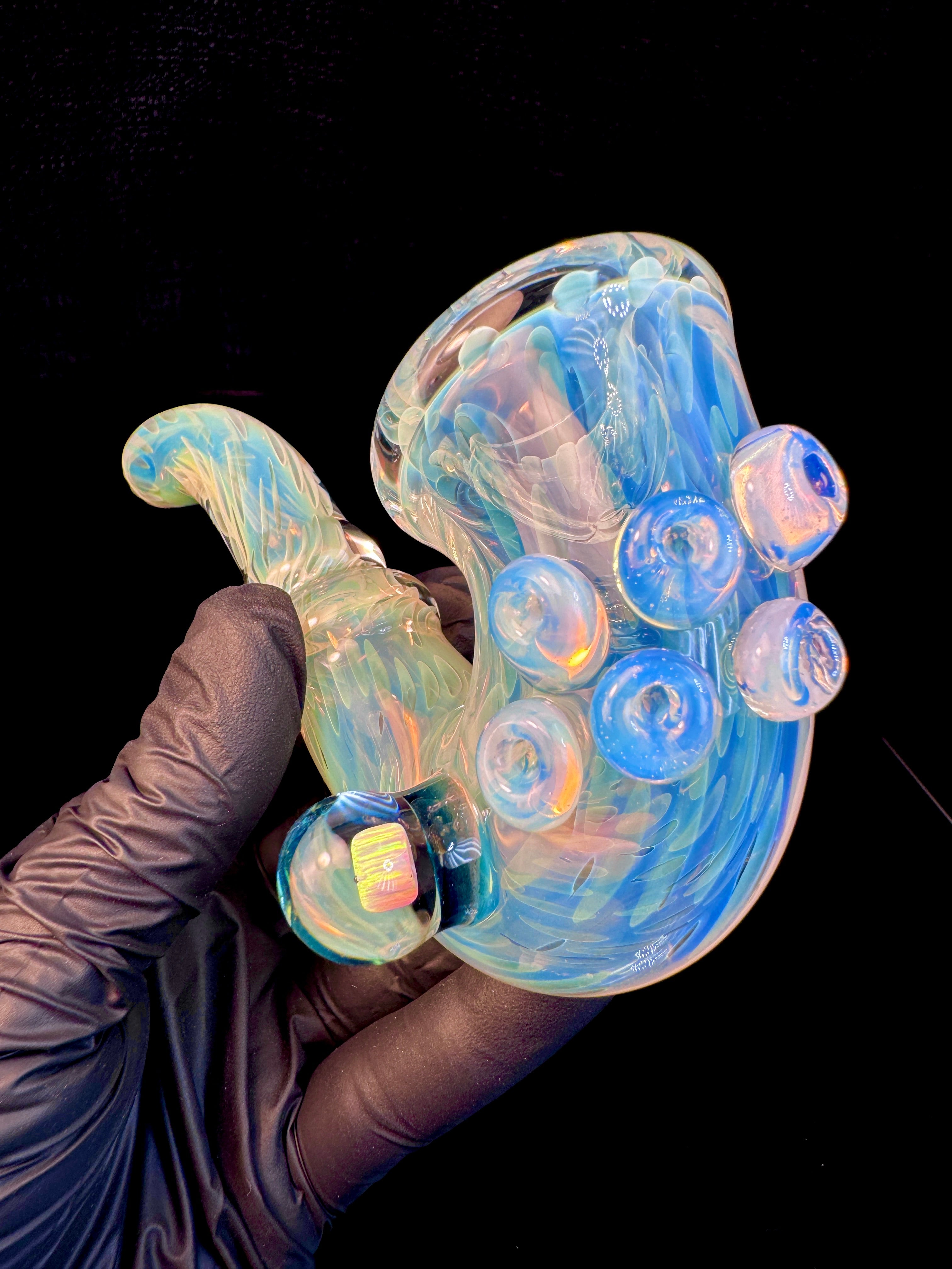 Silver fume x Secret white opal sherlock