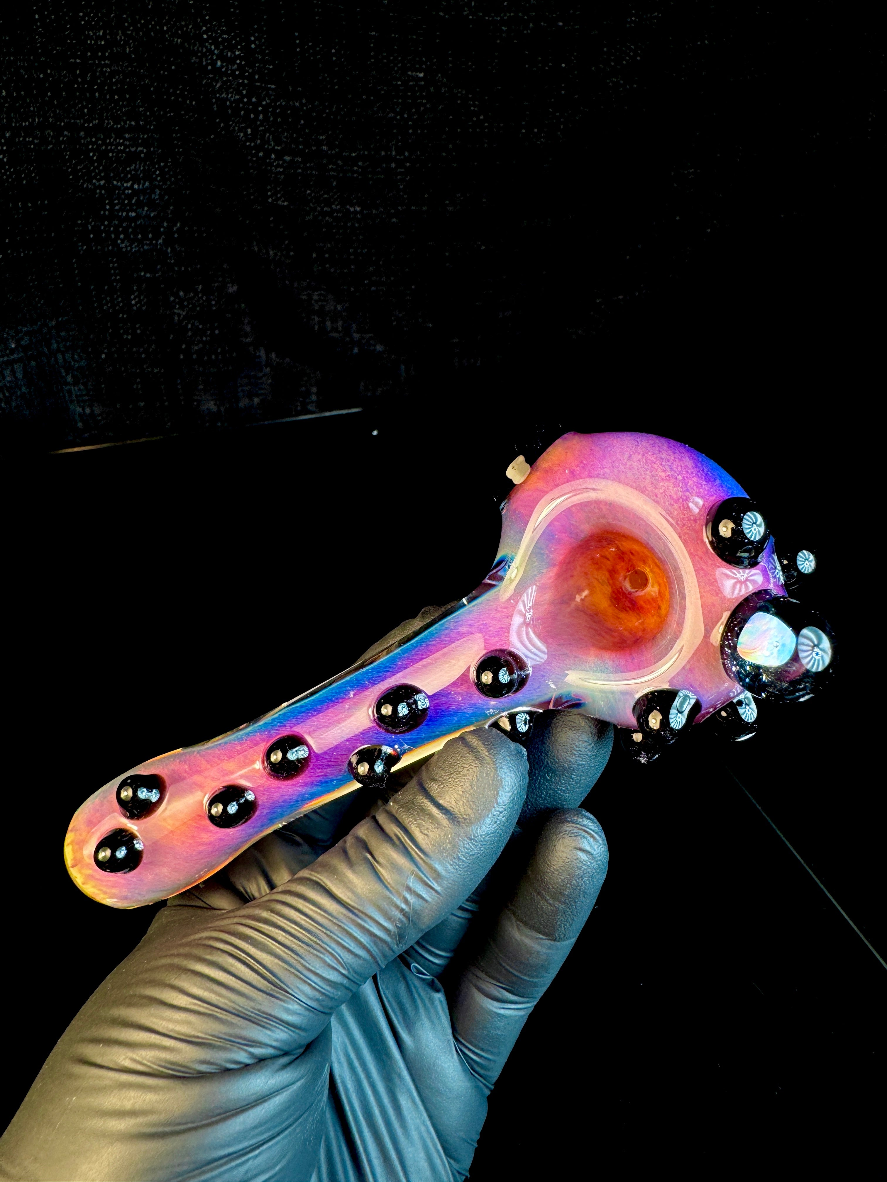Fripidy x Jet black opal pipe