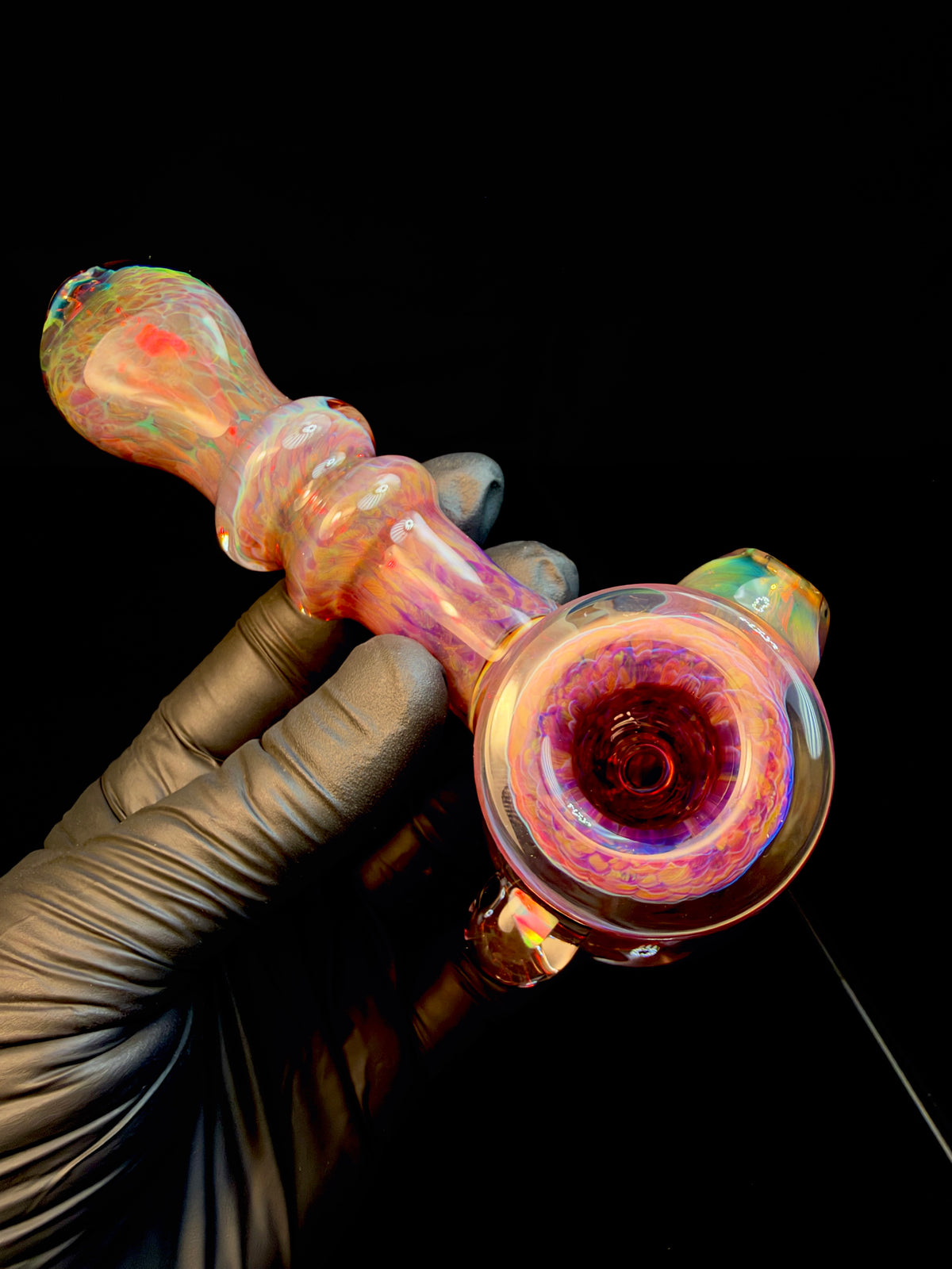Burnt amber opal hammer