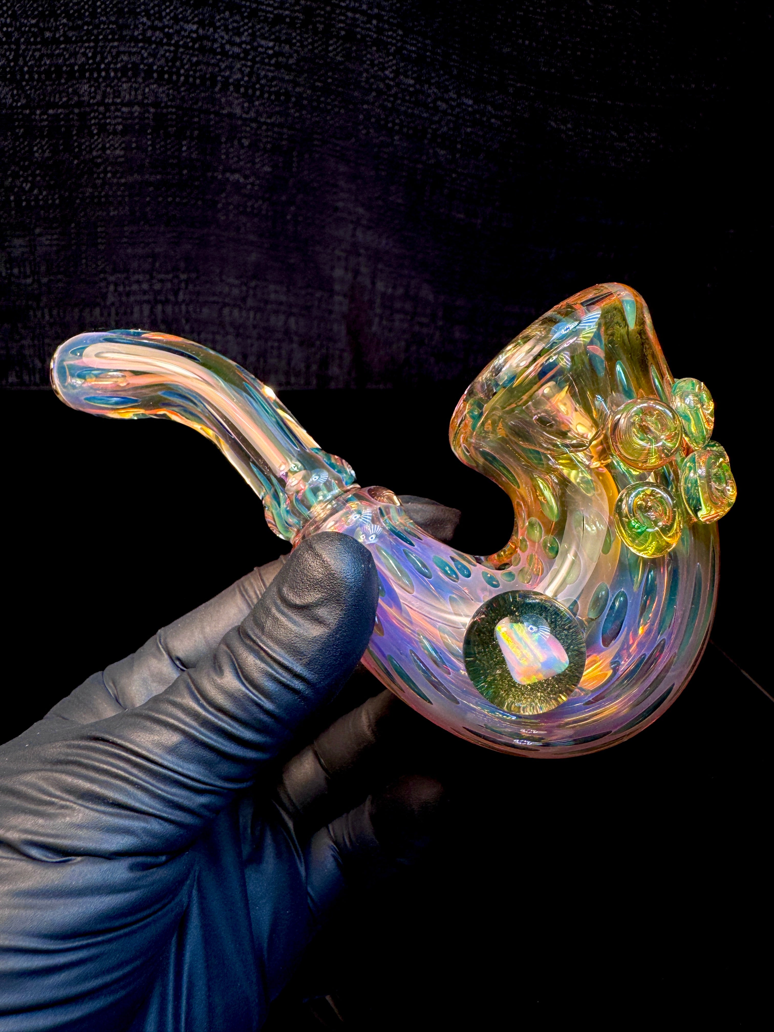 Gold fume x slyme opal lock