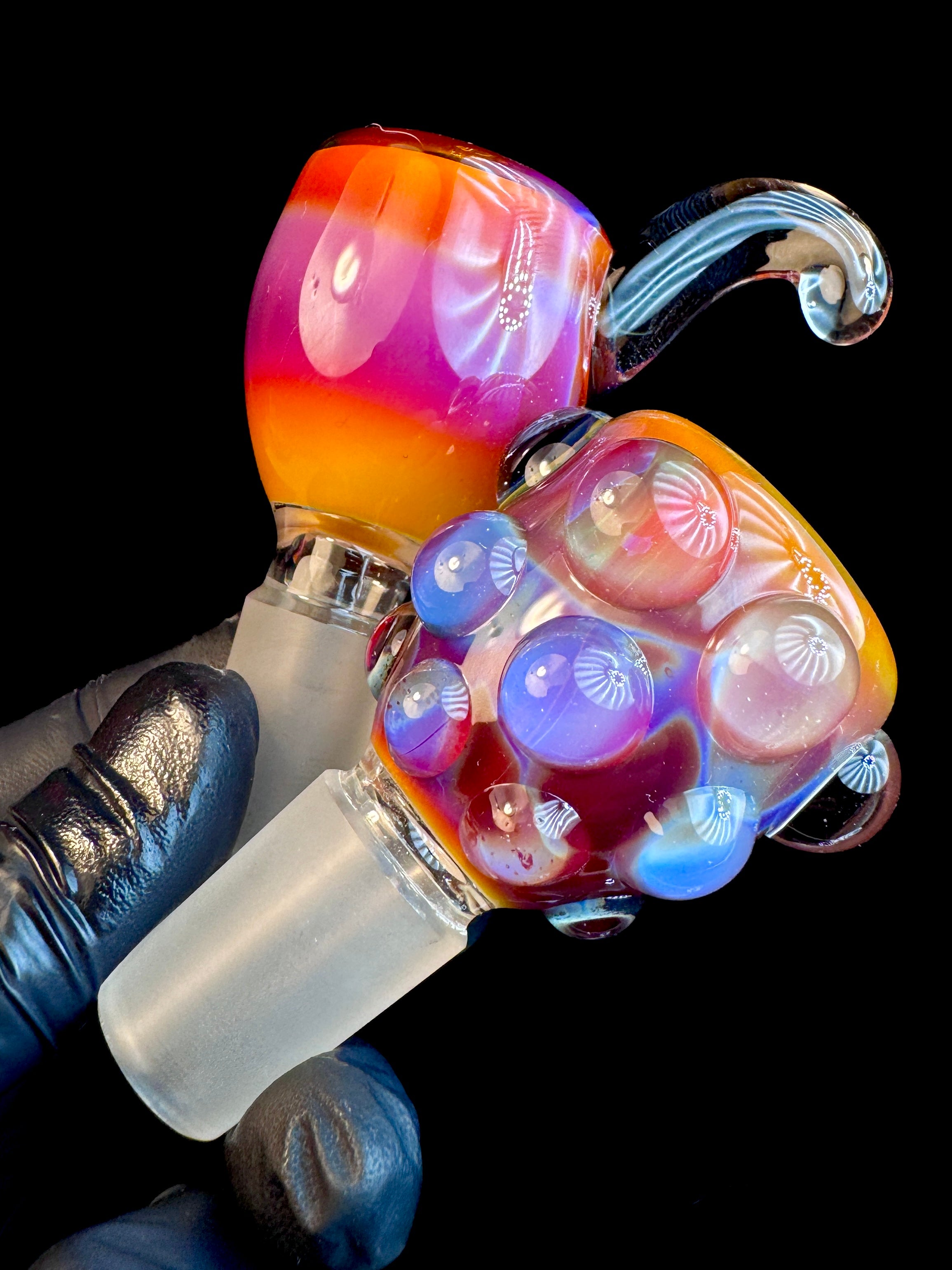 19mm serendipity bowl variations available with a handle or covered in dots