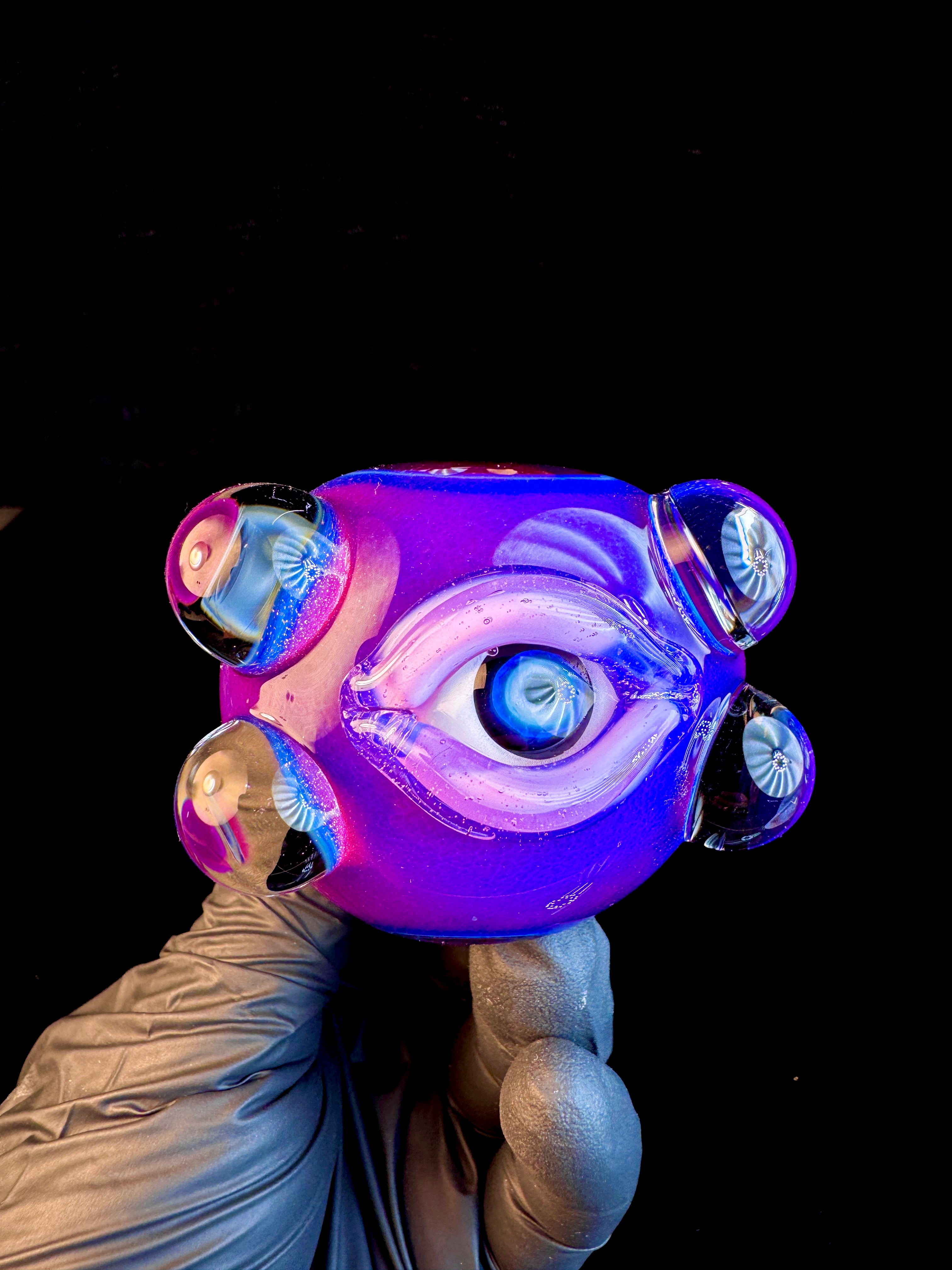 Midnight magenta x Pink Slyme eyeball spoon