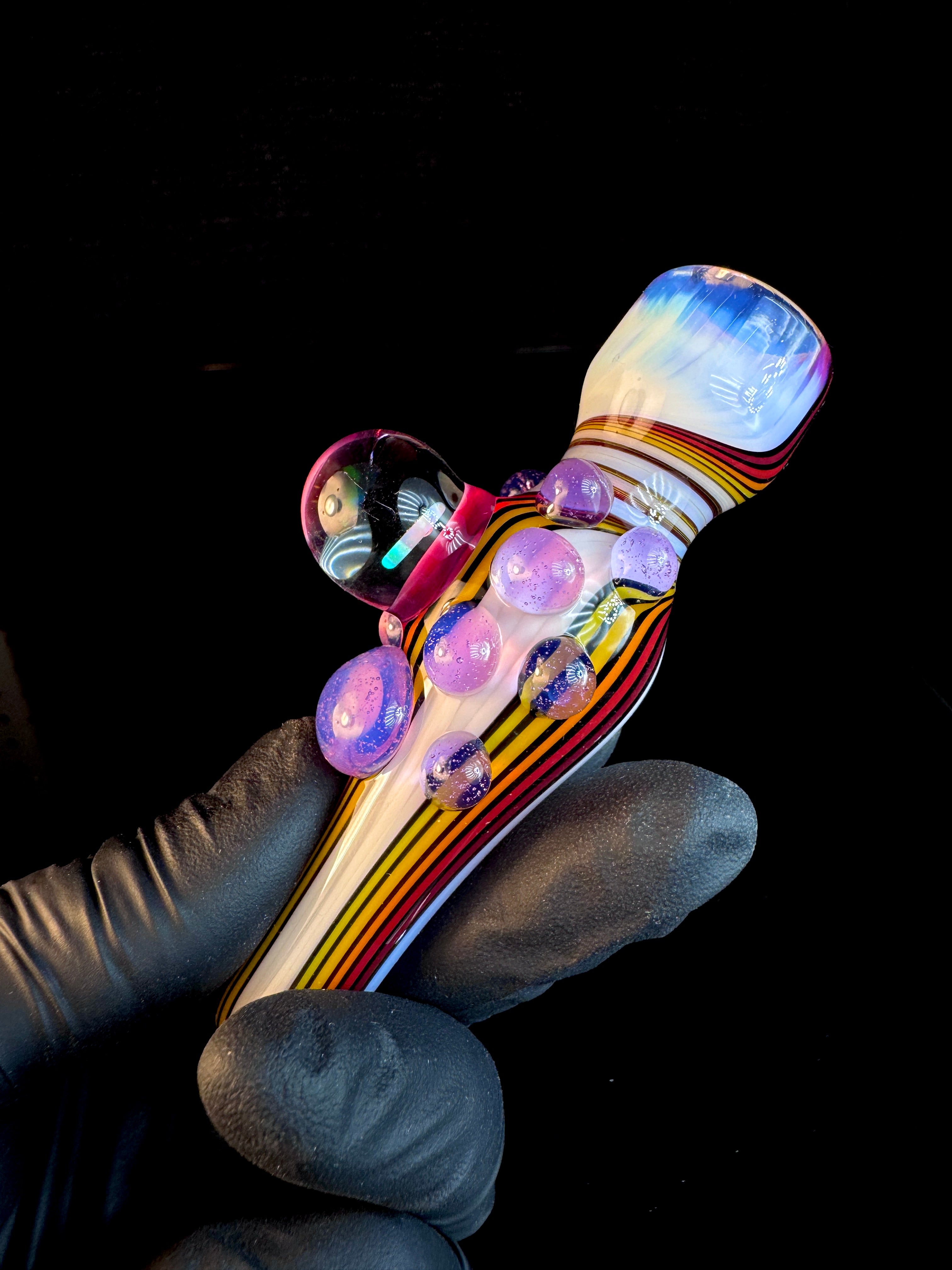 Secret white fire opal chillum