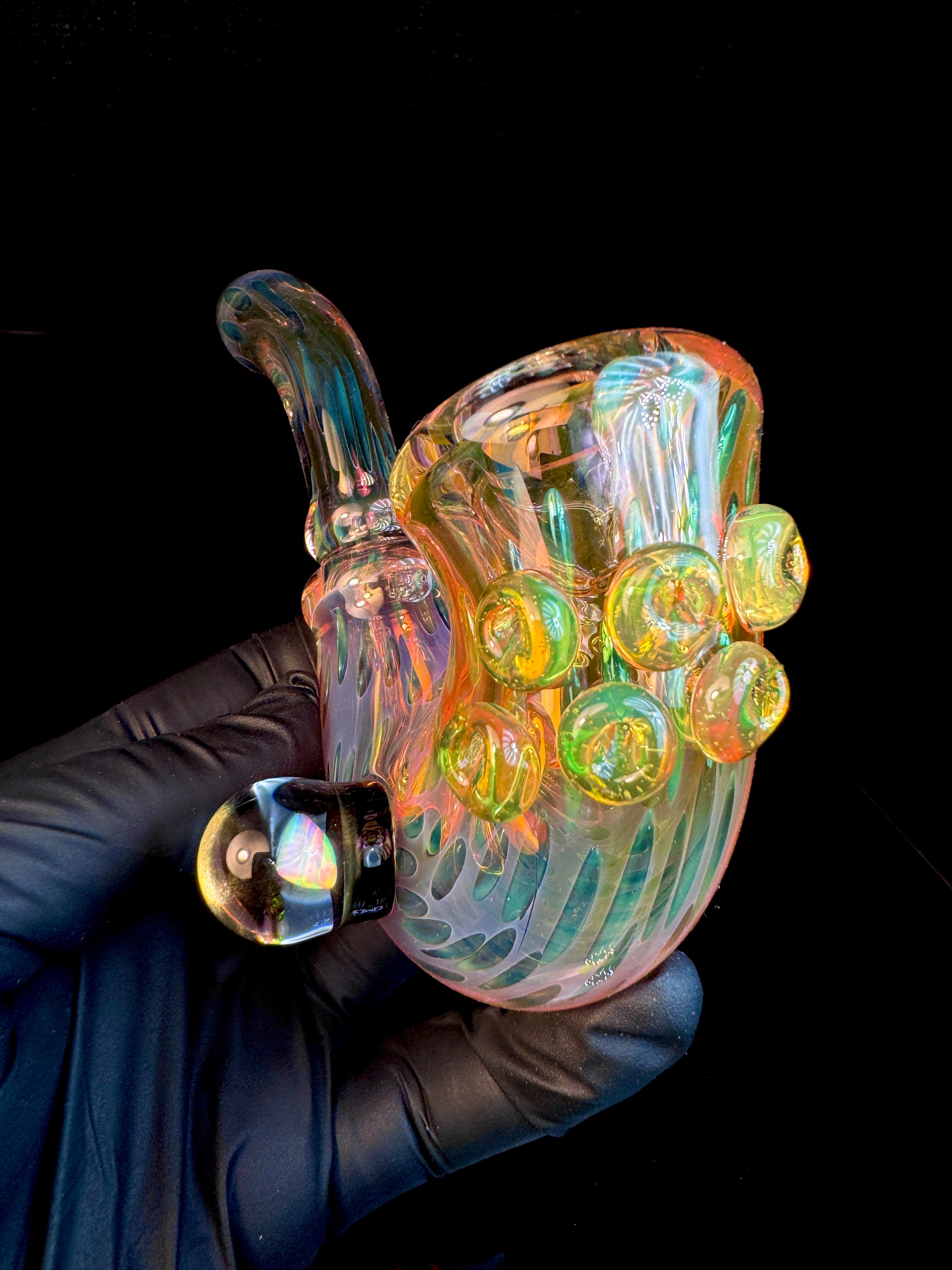 Gold fume x slyme opal lock