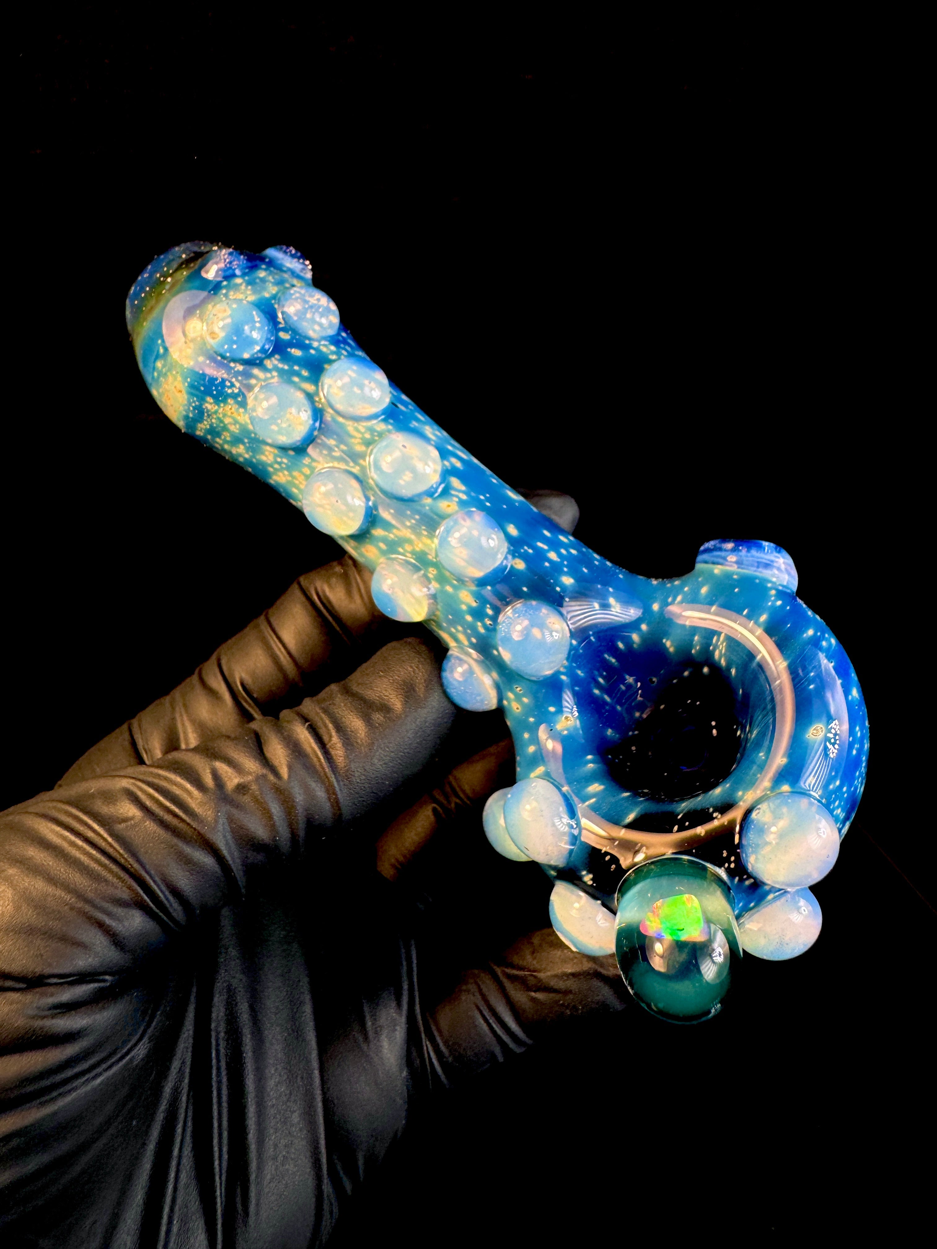 Secret white x Starry night opal pipe