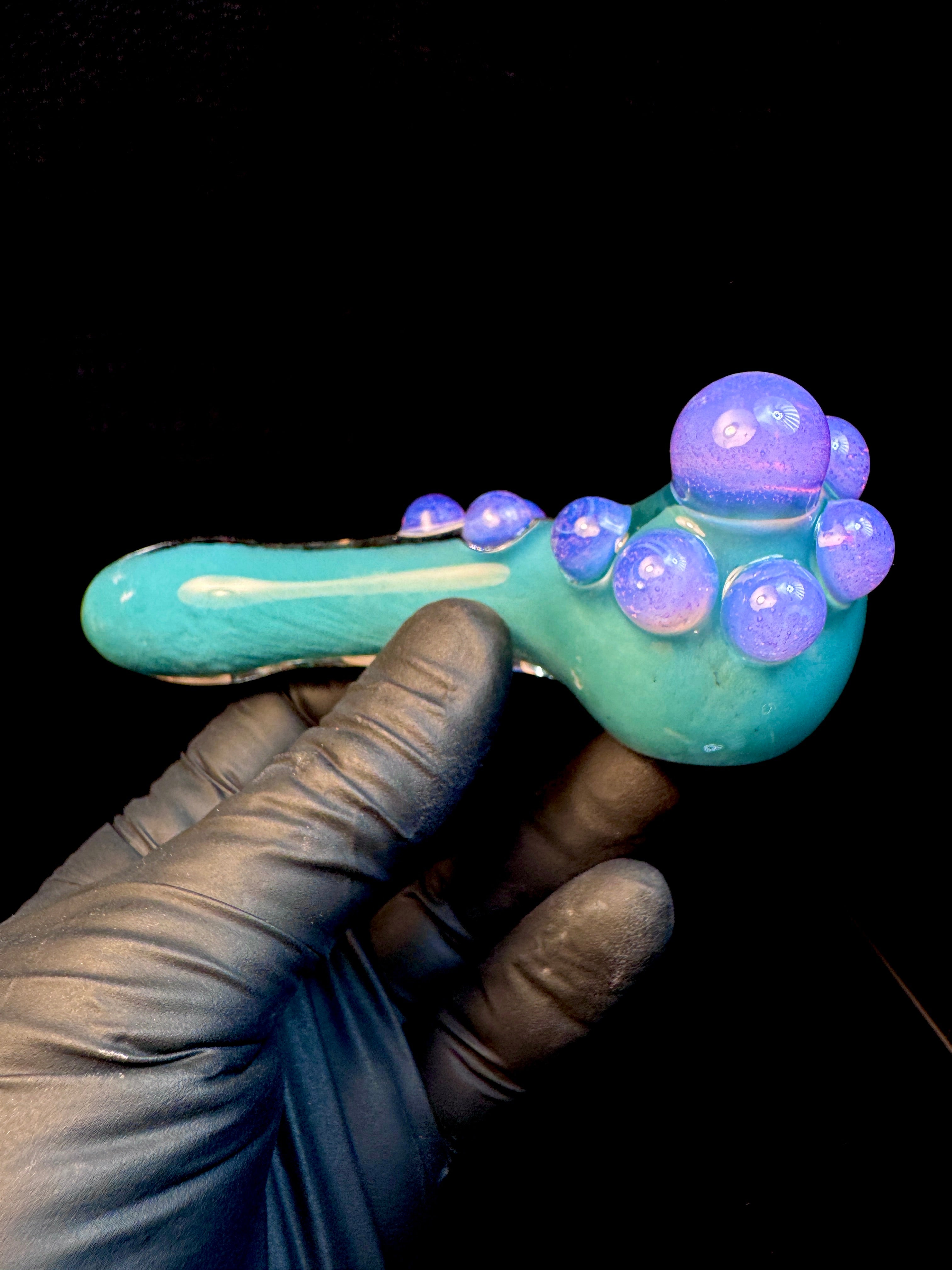 Aqua x pink slyme premium dot spoon