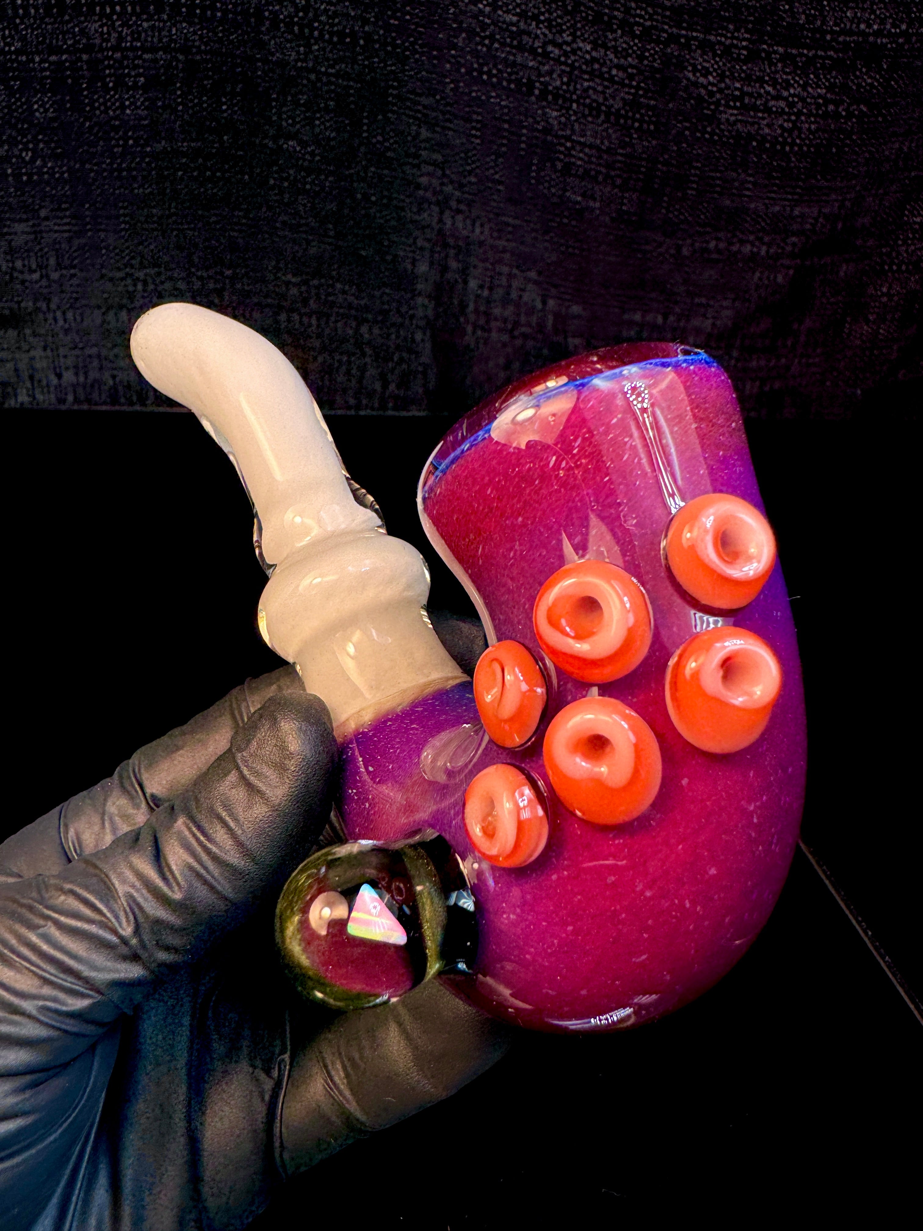 Star white x Midnight magenta stardust opal sherlock