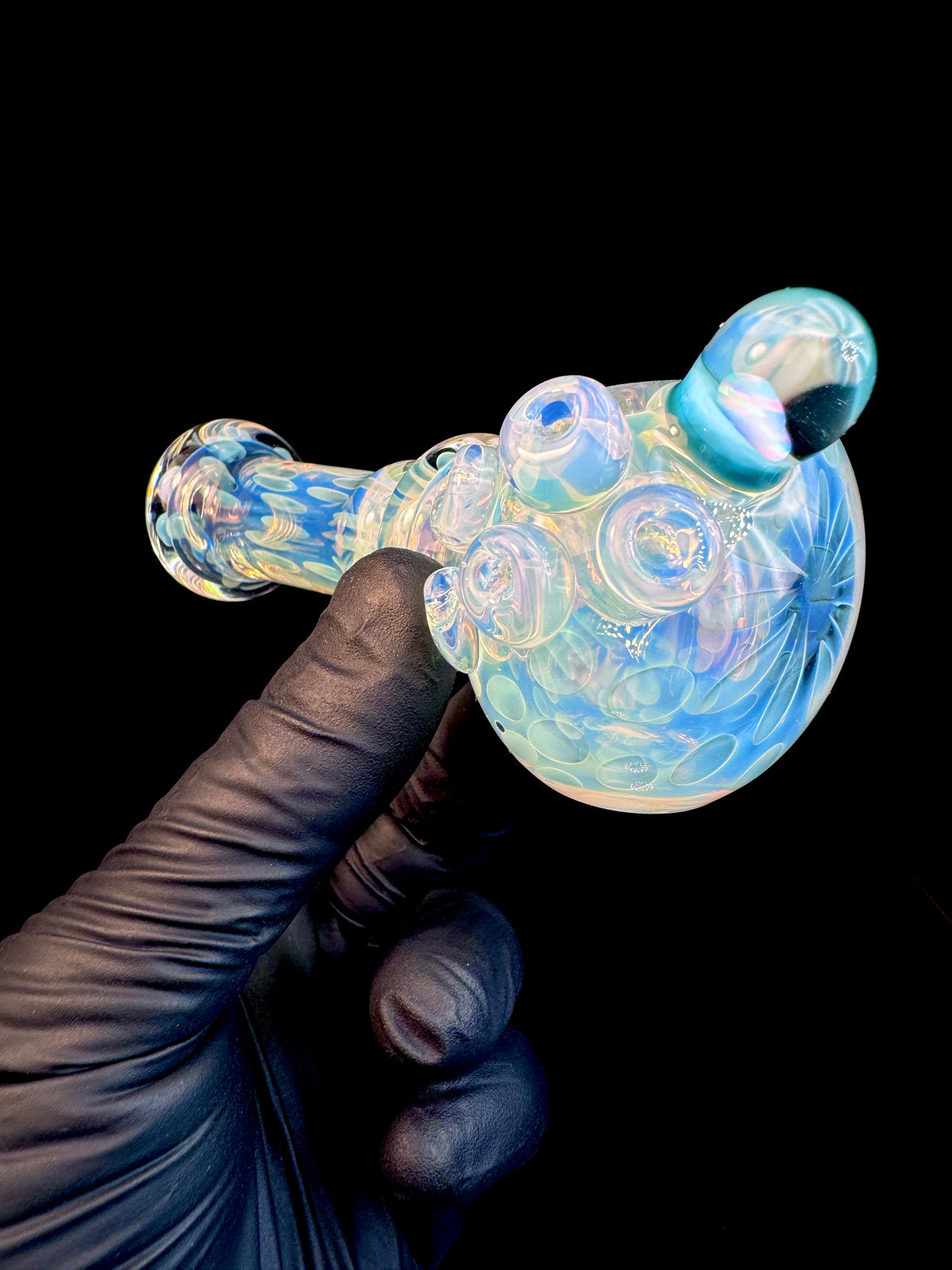 Silver Fume x Secret white opal spoon