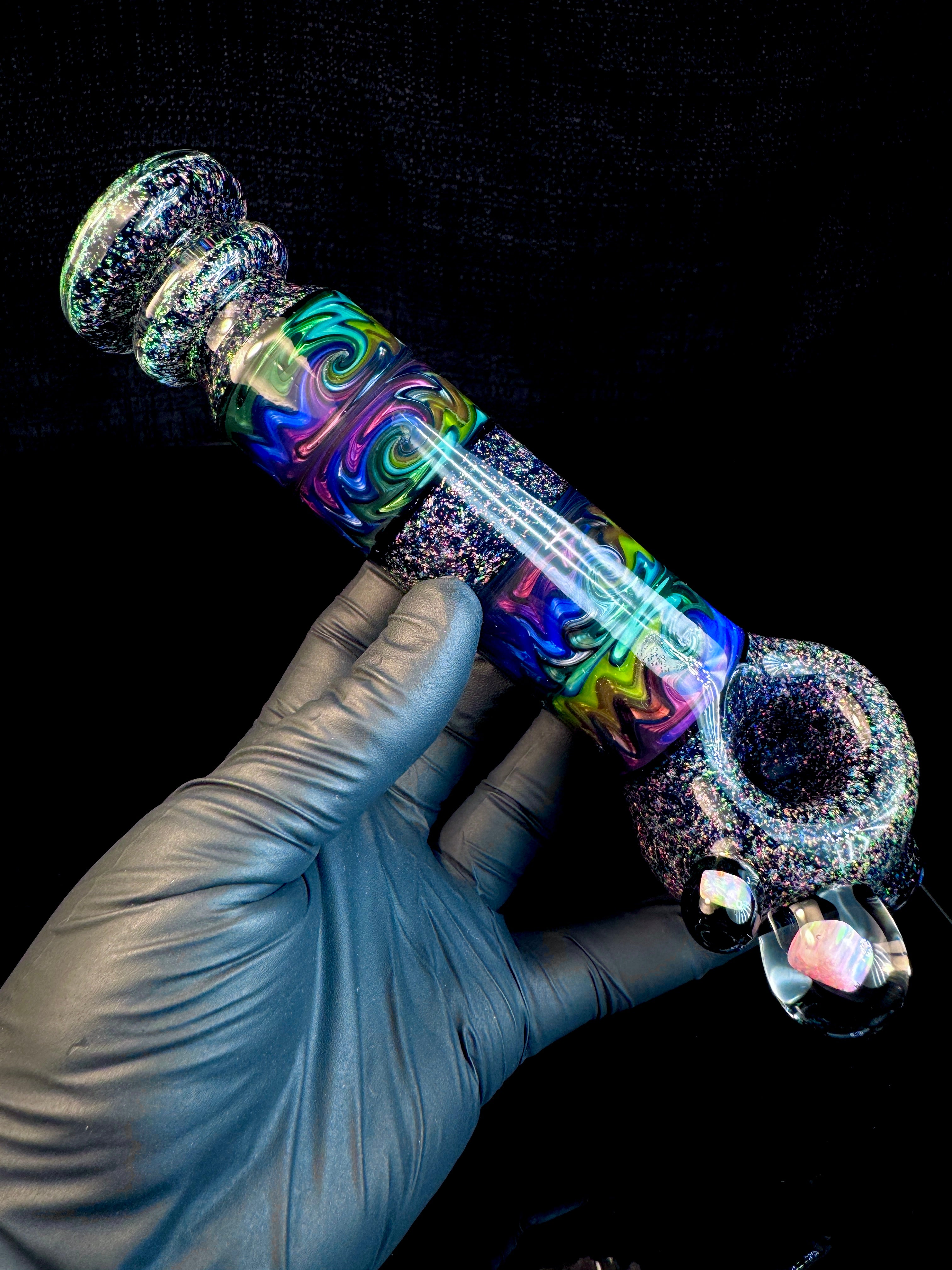 Steamroller opal spoon