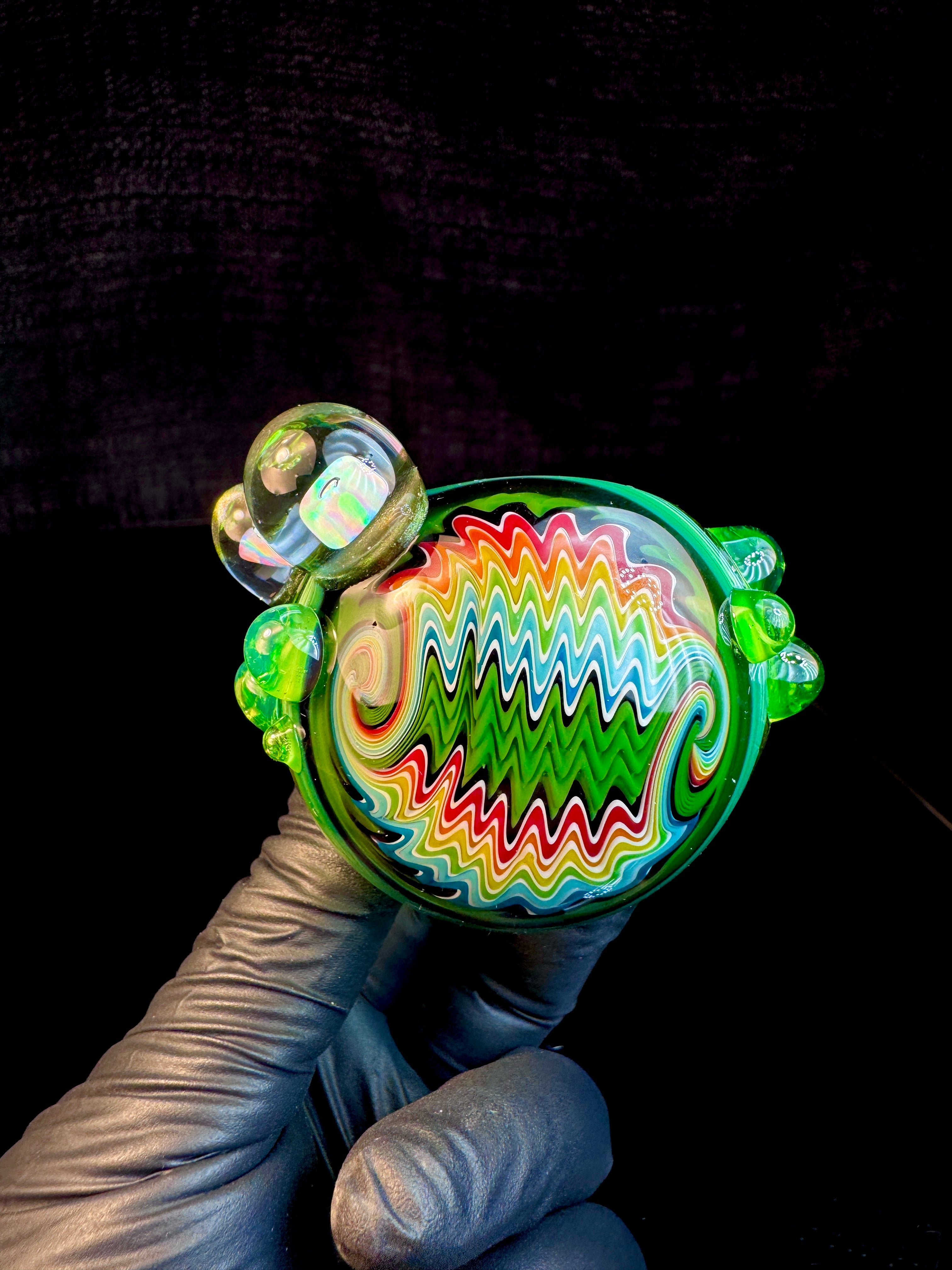Slyme wigwag opal pipe