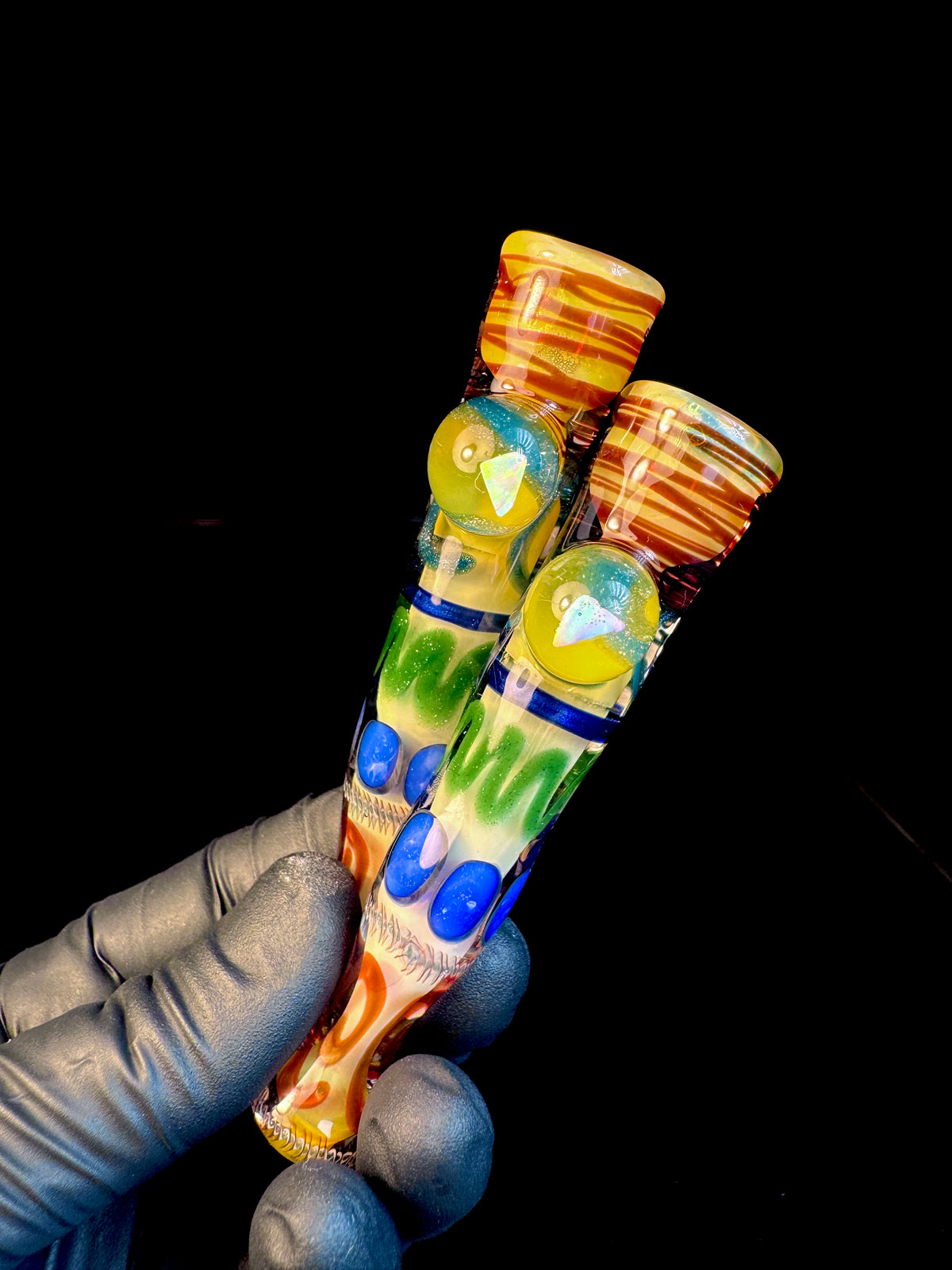 Gold fumed inside out bat