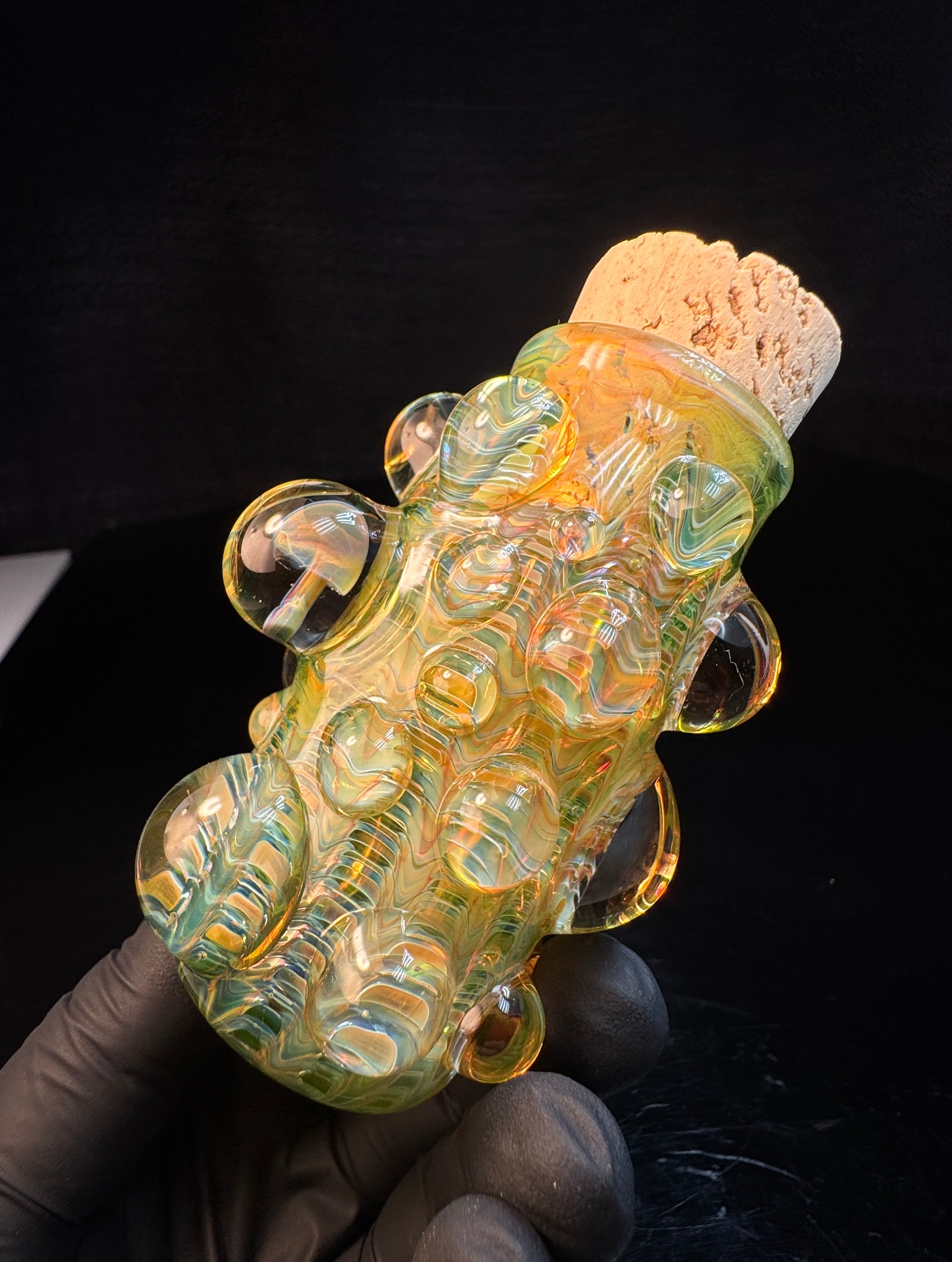 Dark web Wrap n’ Rake flat bottom mushroom Nug Jar