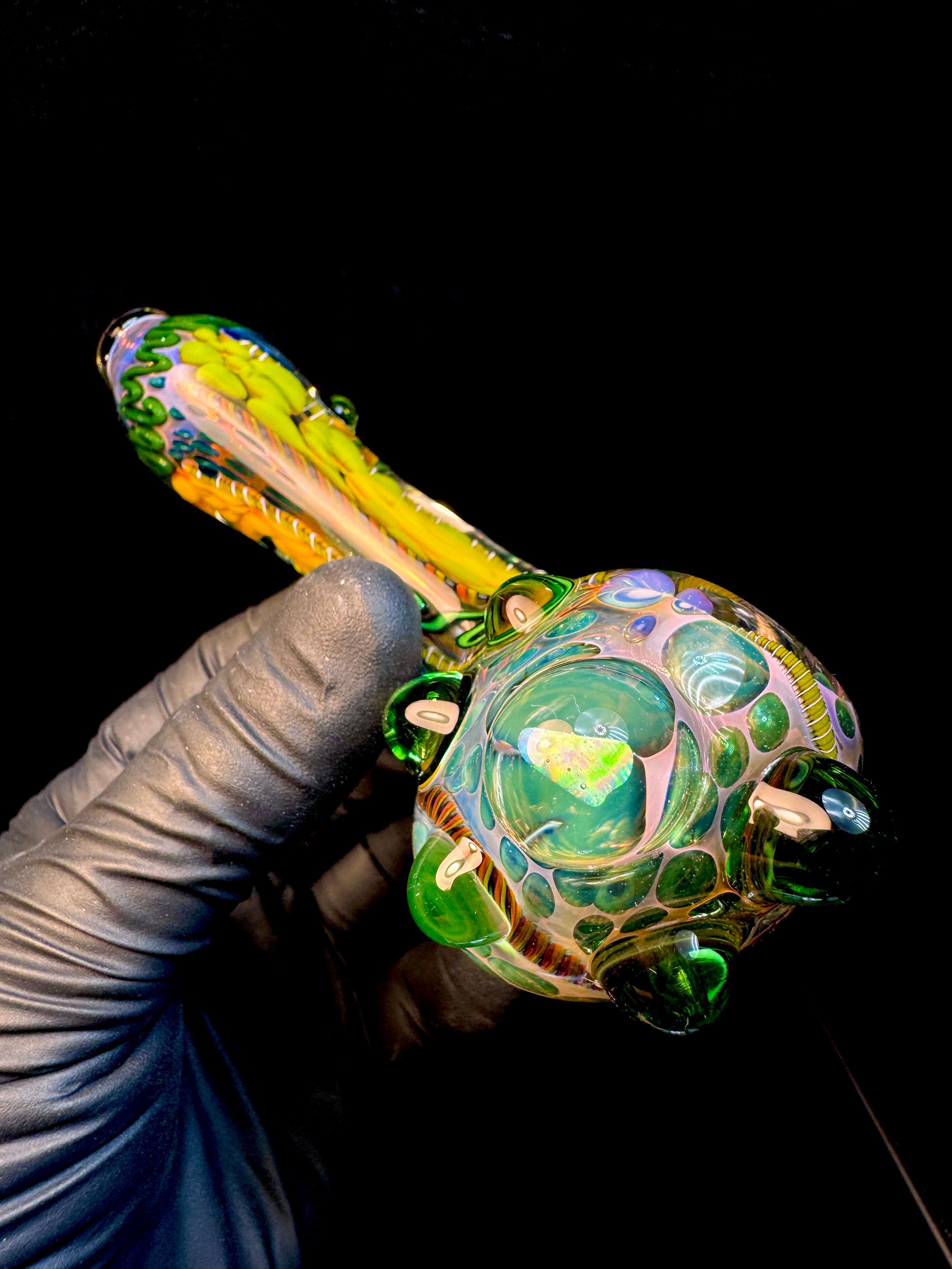 Gold fume x green stardust Premo Fume Cane Spoon