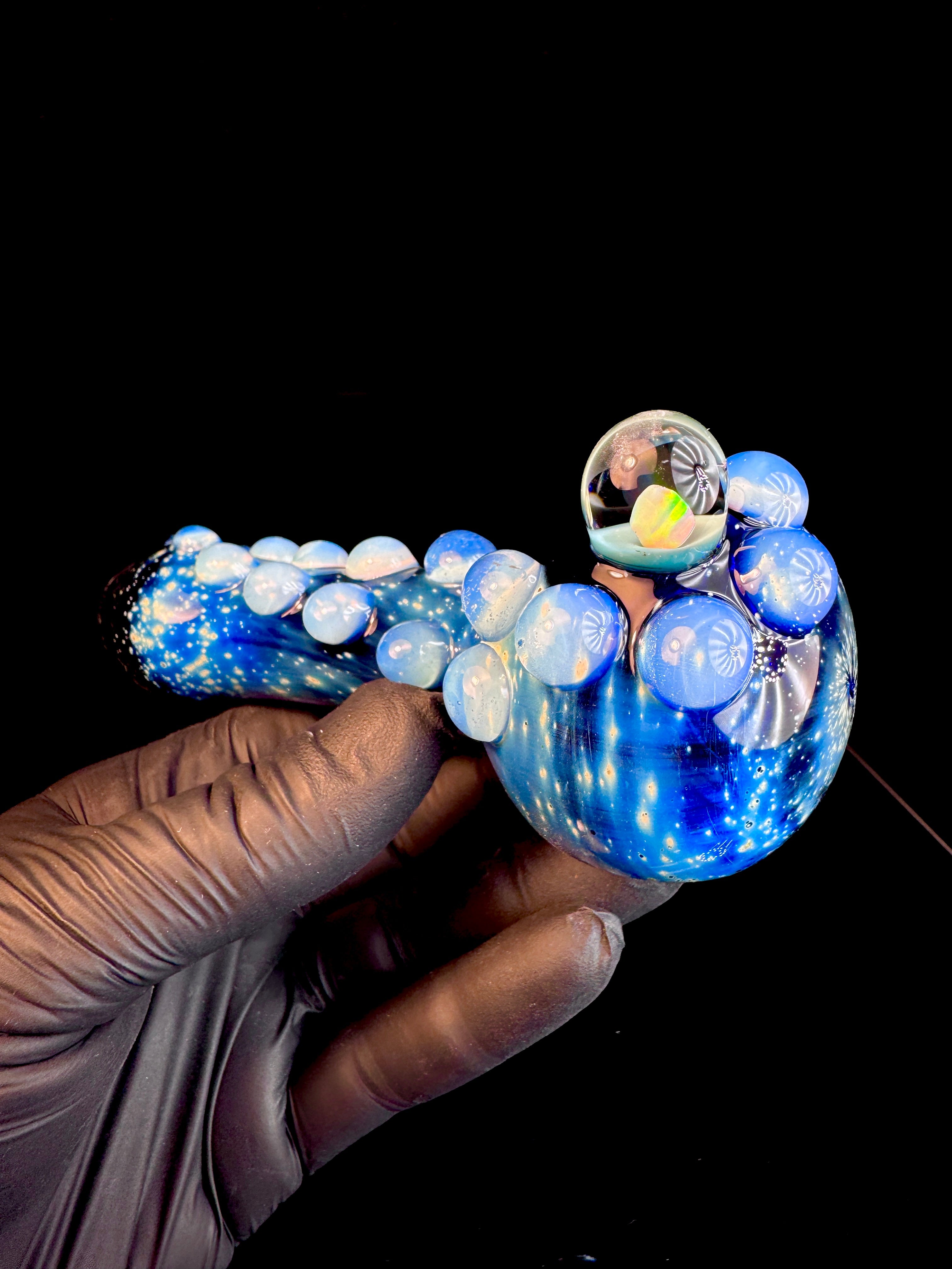 Secret white x Starry night opal pipe