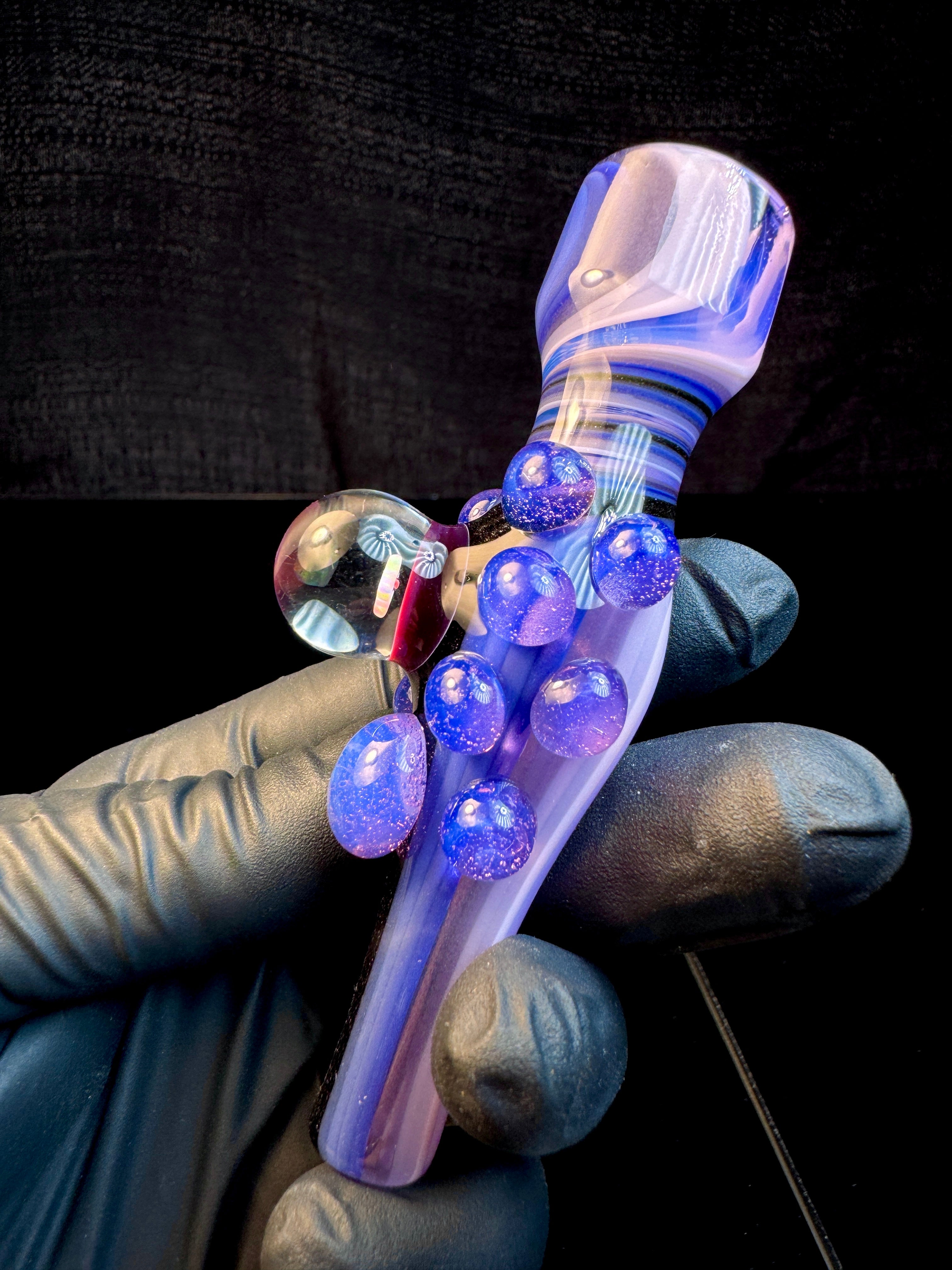Grape fade x pink slyme opal chillum